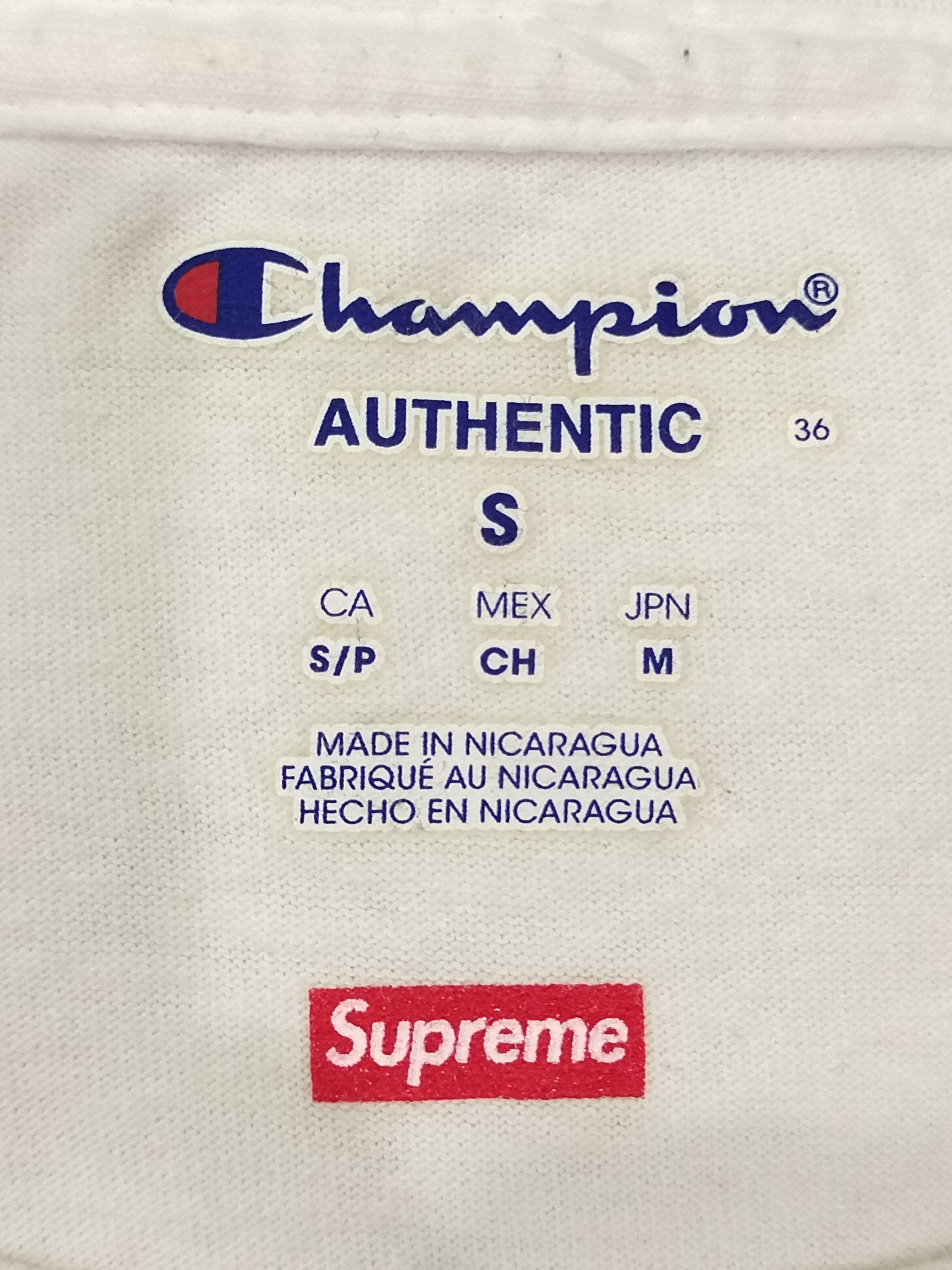 Champion × Supreme Champion x Supreme Long Sleeve shirts Size US S / EU 44-46 / 1 - 5 Thumbnail