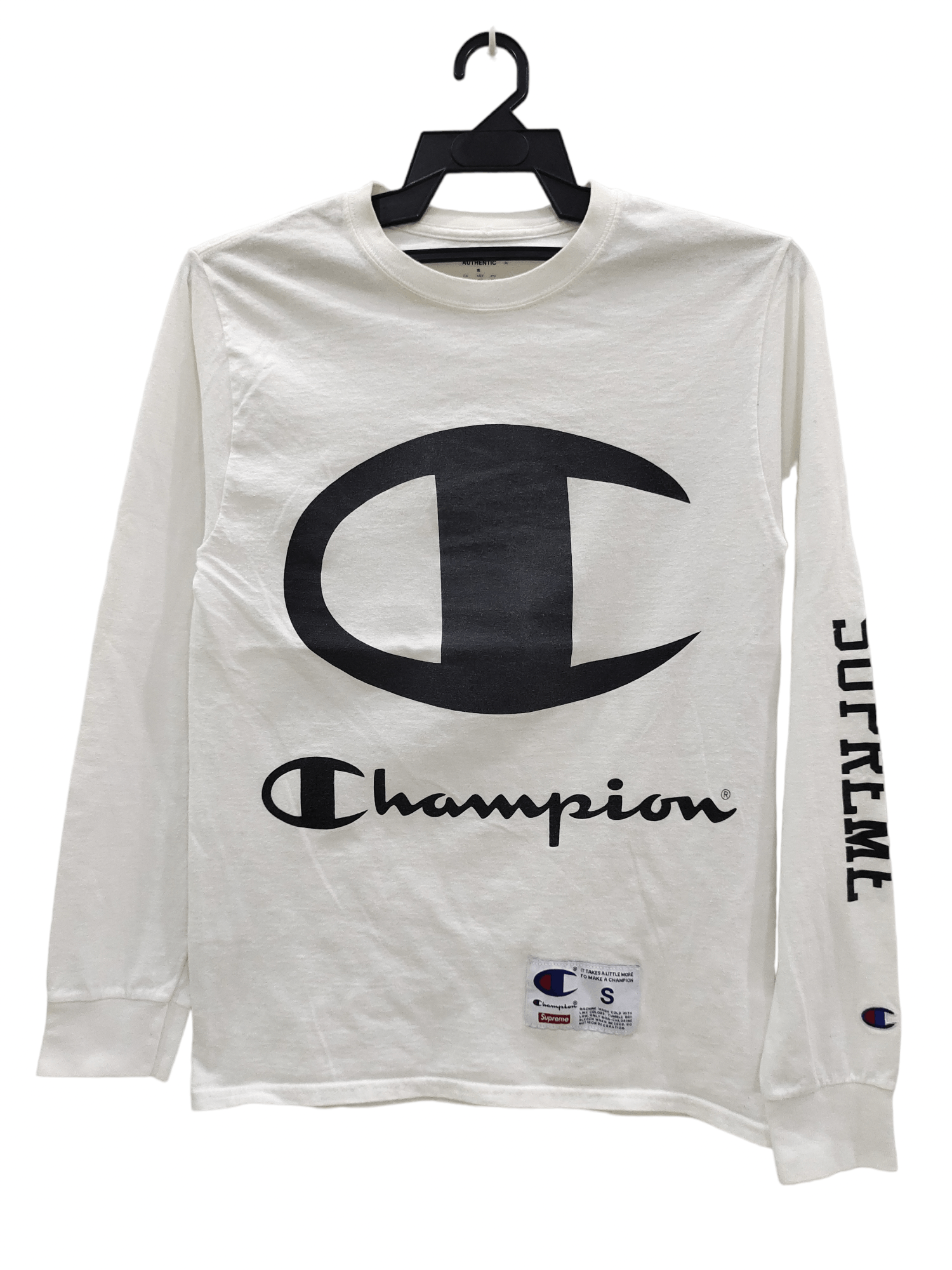 Champion Streetwear Supreme Champion x Supreme Long Sleeve shirts Grailed