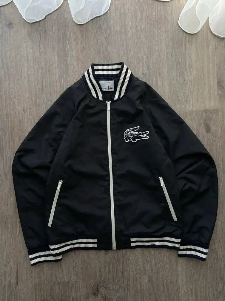 Lacoste × Streetwear × Vintage Vintage Bomber Jacket Lacoste Lacoste × Streetwear × Vintage Vintage Bomber Jacket Lacoste