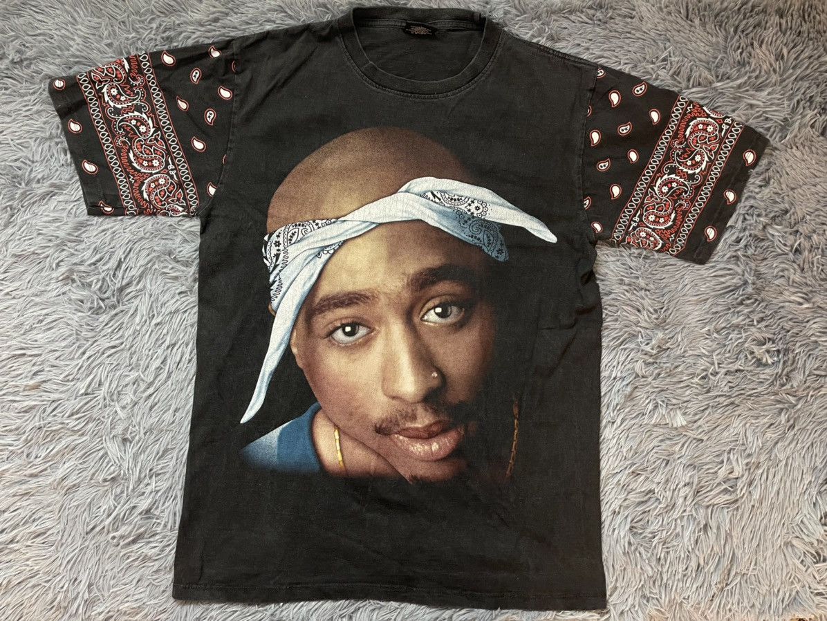 Rap Tees × Vintage 2pac Makaveli early 00s vintage tribute t-shirt Size US L / EU 52-54 / 3 - 1 Thumbnail