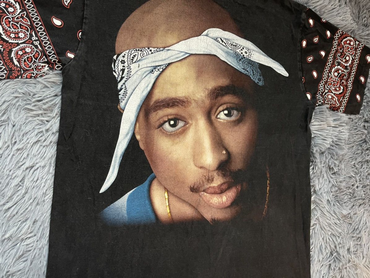 Rap Tees × Vintage 2pac Makaveli early 00s vintage tribute t-shirt Size US L / EU 52-54 / 3 - 6 Thumbnail