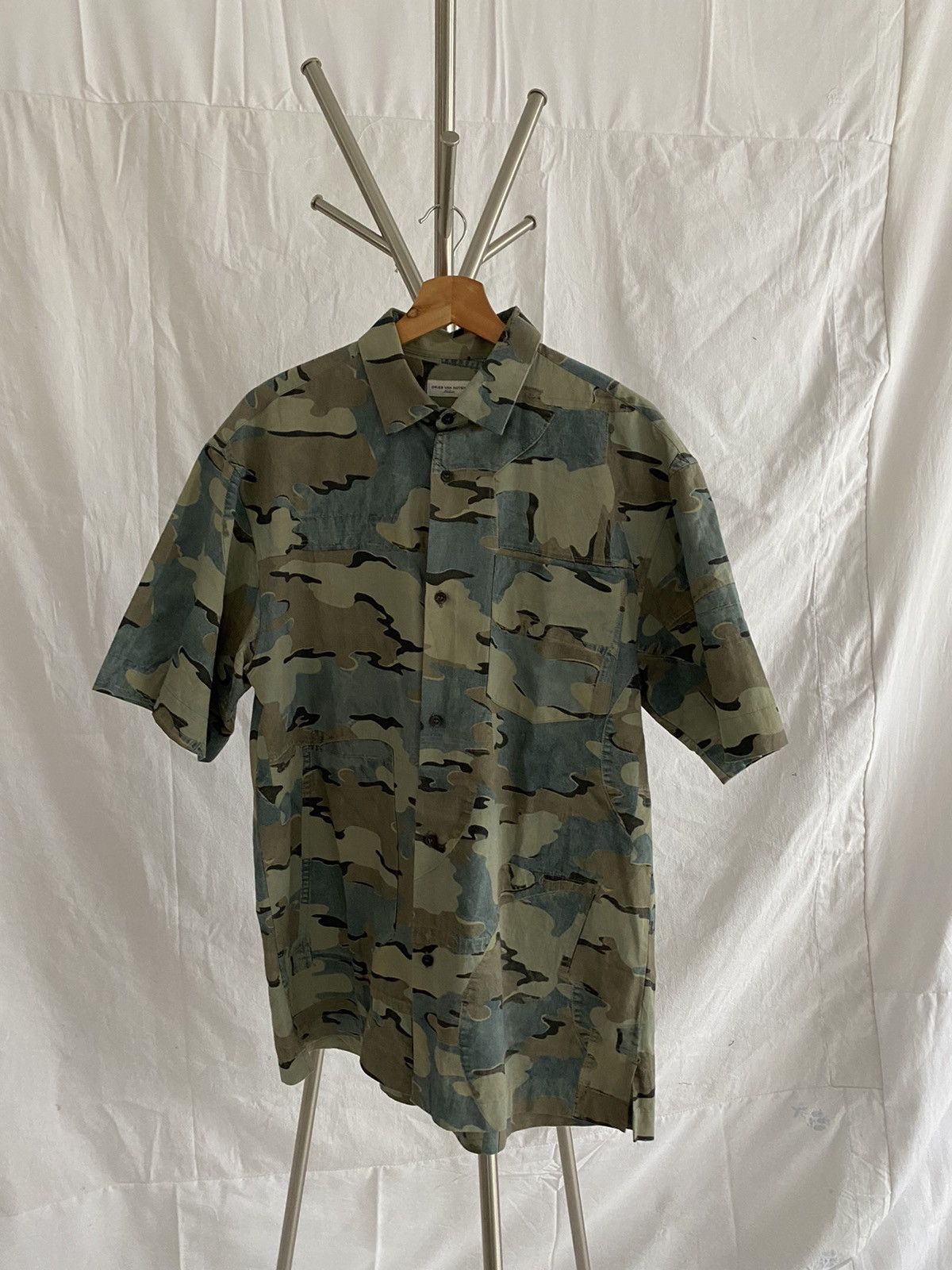 Dries Van Noten SS17 Oversized Camo Shirt | Grailed