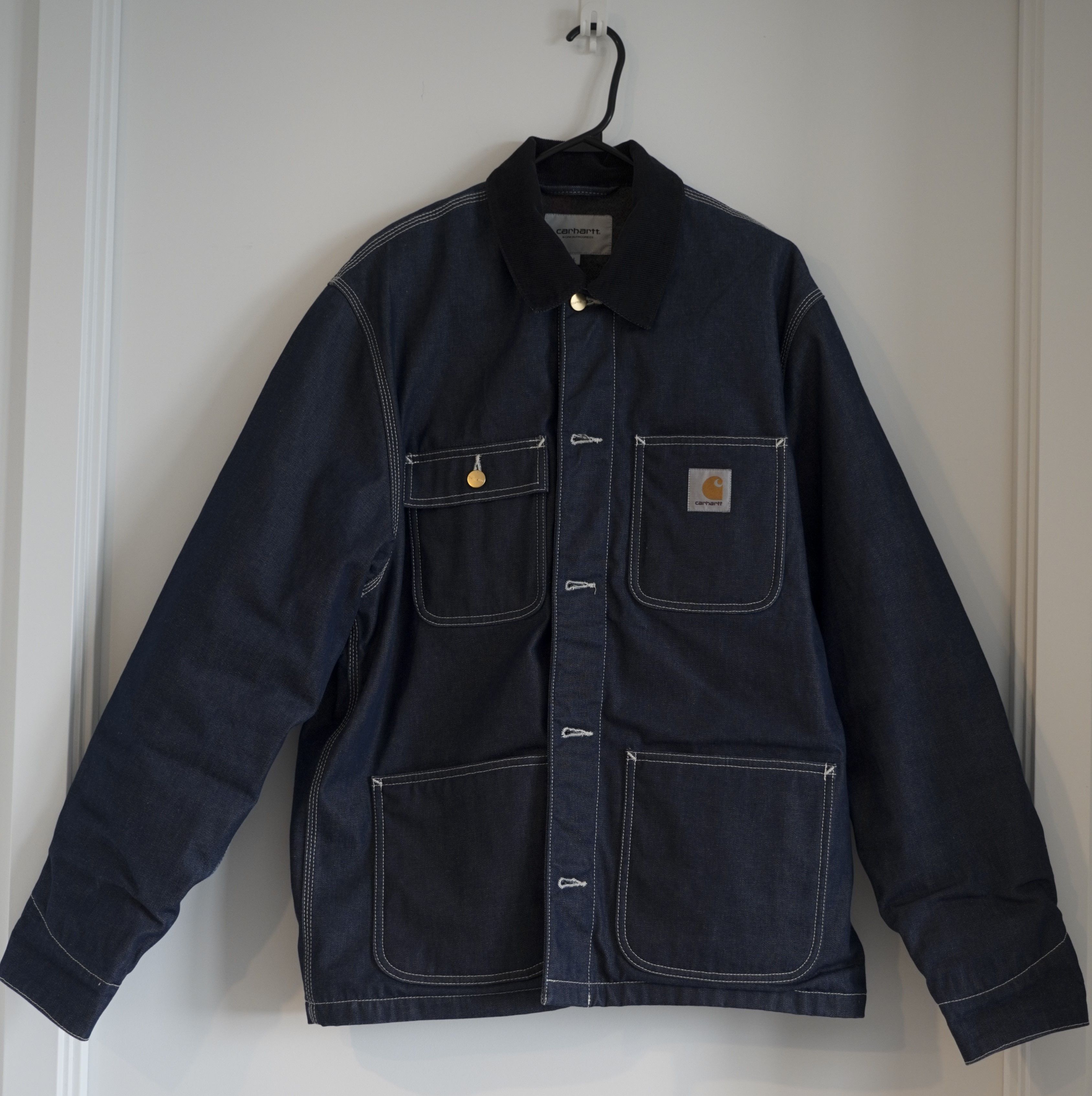 Carhartt WIP Michigan denim chore coat