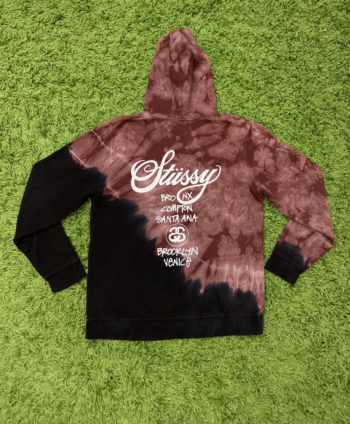 Stussy tie dye online hoodie