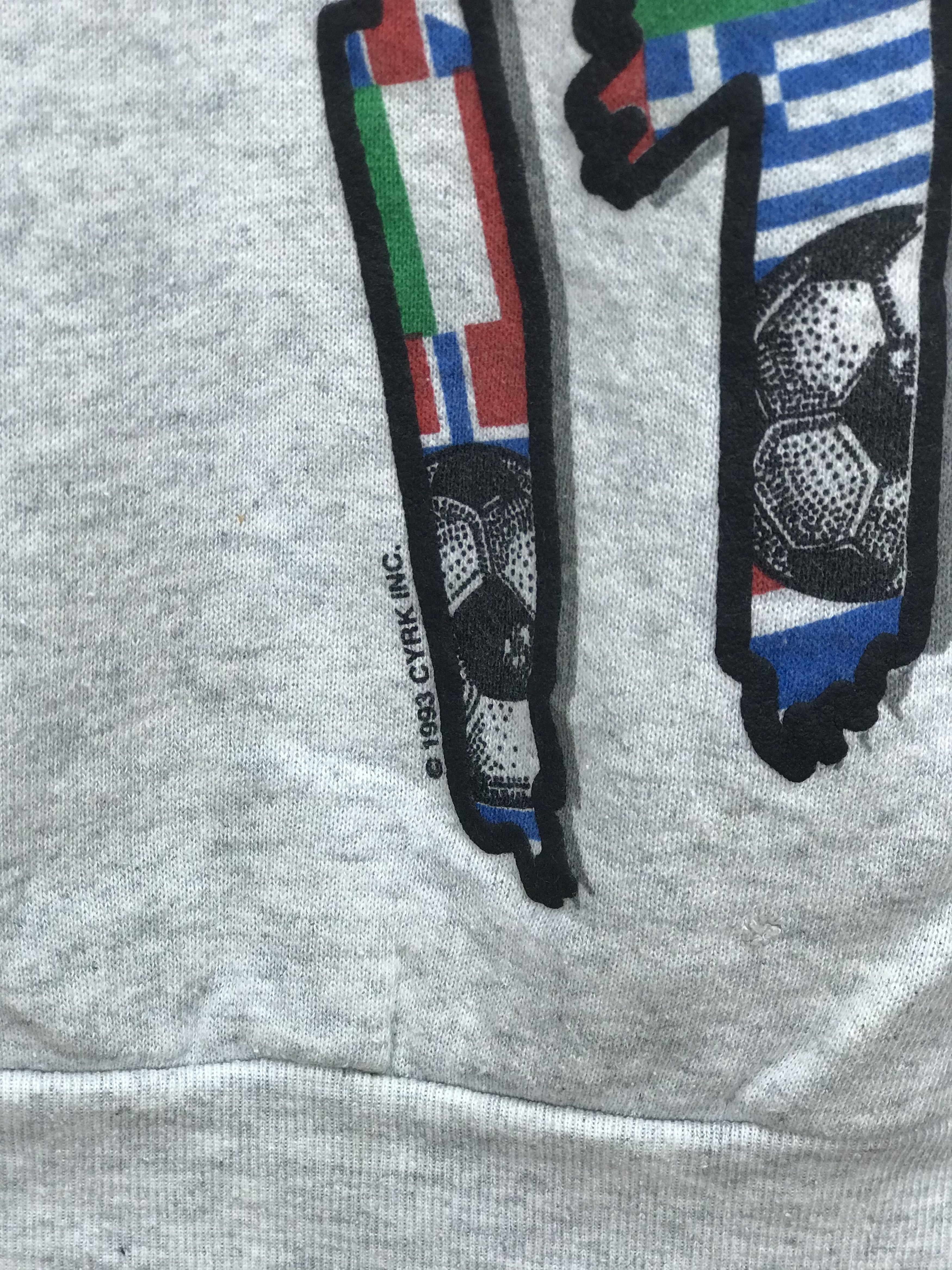 Vintage VINTAGE KICK IT HARDER WORLD CUP SWEATSHIRT Size US L / EU 52-54 / 3 - 3 Thumbnail