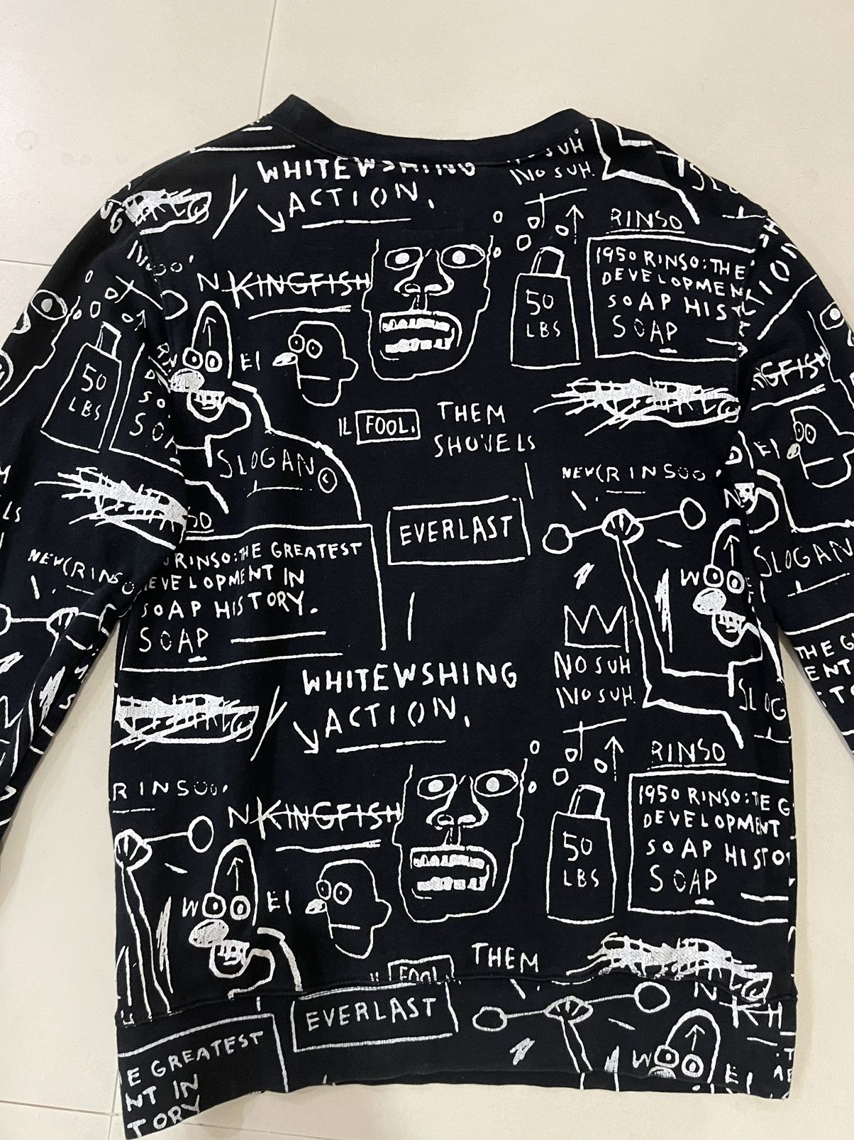 Jean-Michel Basquiat 90’s JEAN MICHEL BASQUIAT GOOD ROCK SPEED POP ART GRAFFITI Size US M / EU 48-50 / 2 - 4 Thumbnail