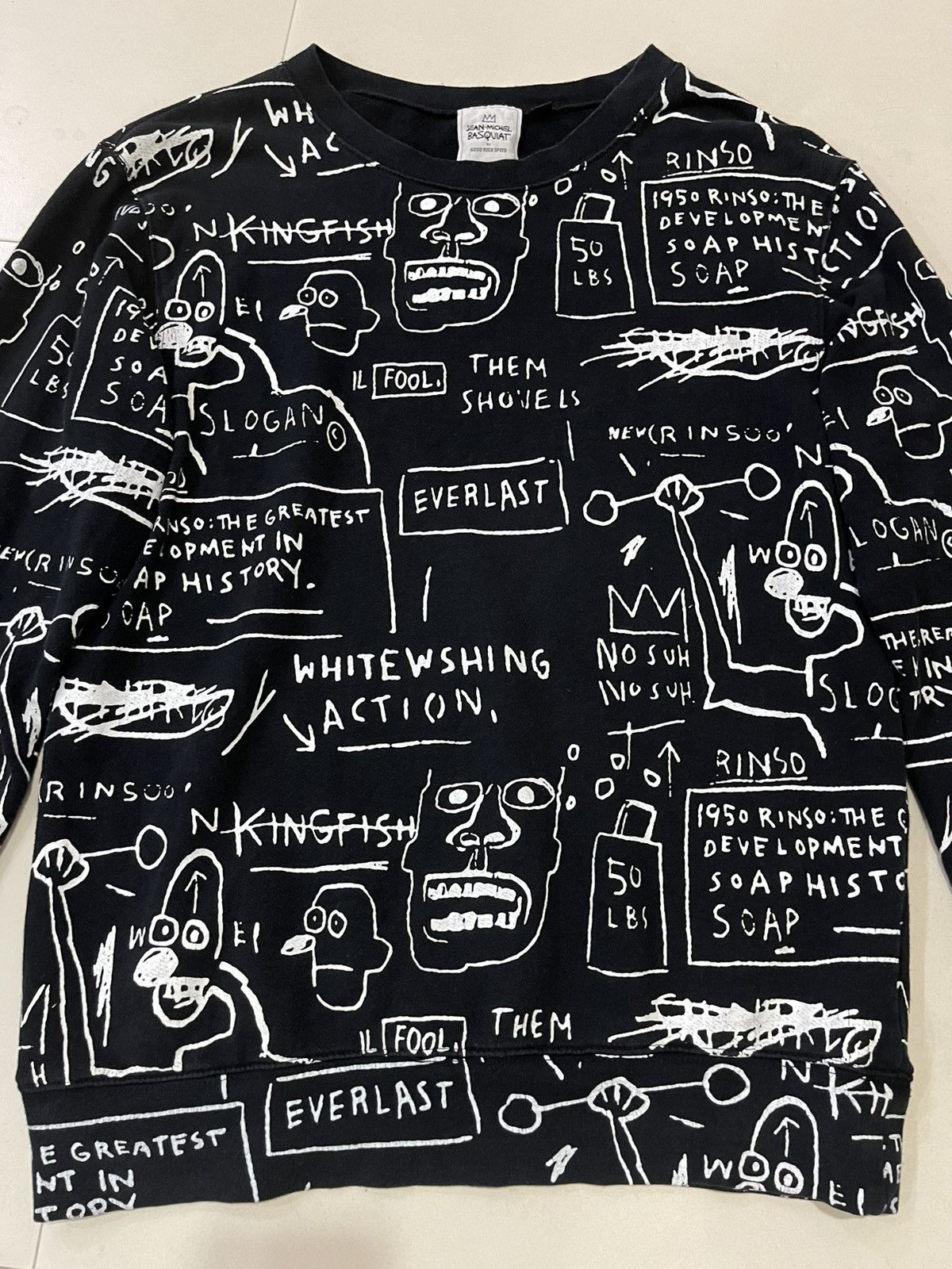 Jean-Michel Basquiat 90’s JEAN MICHEL BASQUIAT GOOD ROCK SPEED POP ART GRAFFITI Size US M / EU 48-50 / 2 - 2 Thumbnail
