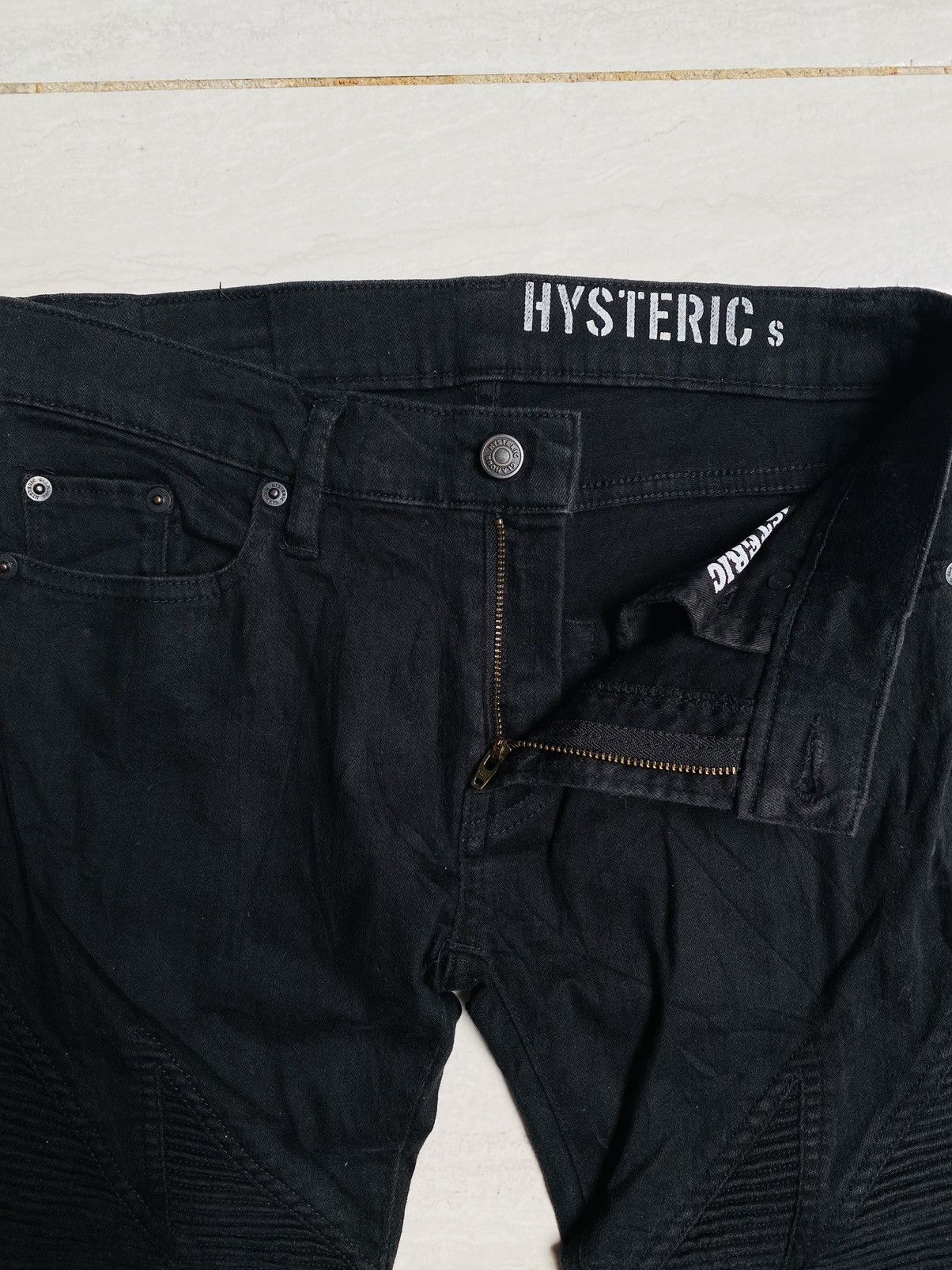 Hysteric Glamour Hysteric Glamour Black Bikers Zip Jeans Size 30" / US 8 / IT 44 - 4 Thumbnail