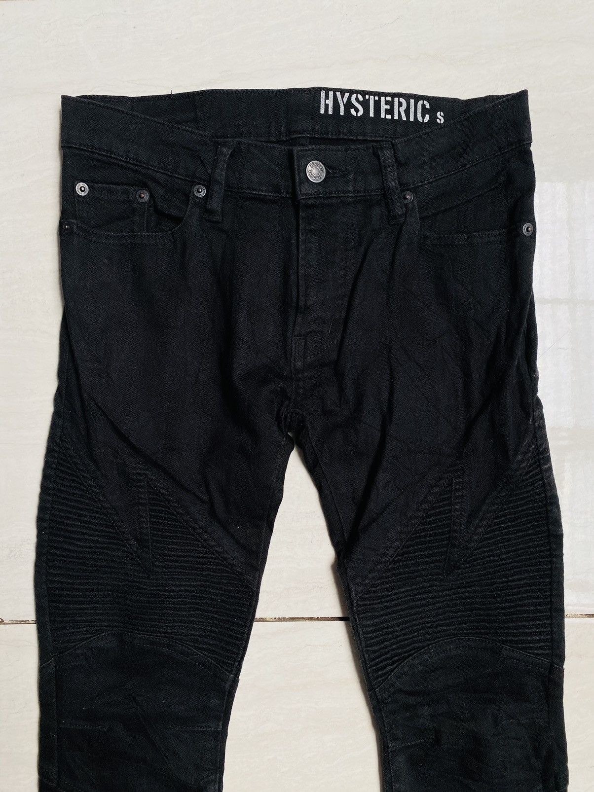 Hysteric Glamour Hysteric Glamour Black Bikers Zip Jeans Size 30" / US 8 / IT 44 - 2 Thumbnail