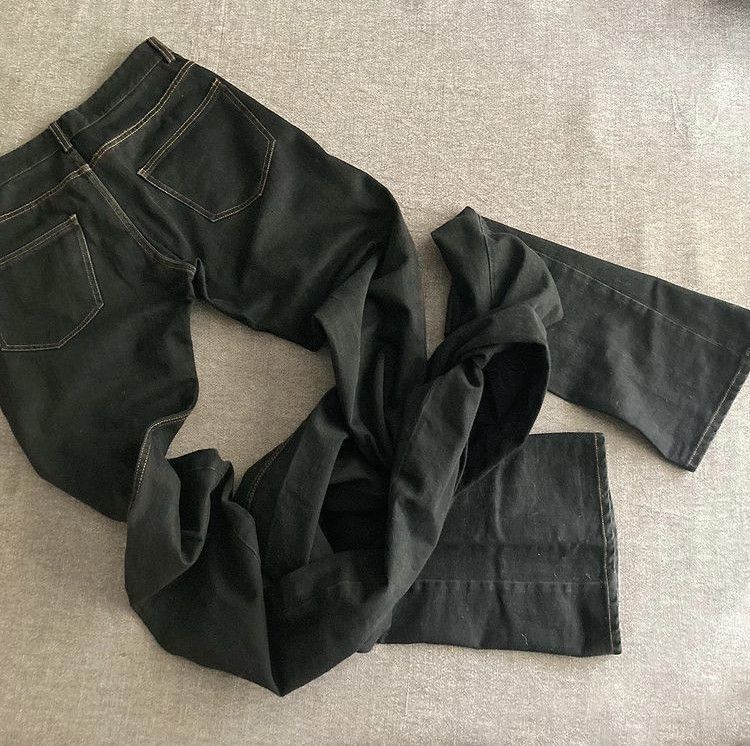Y/Project Y/Project Extended 7 Feet Black Denim Size US 28 / EU 44 - 7 Thumbnail