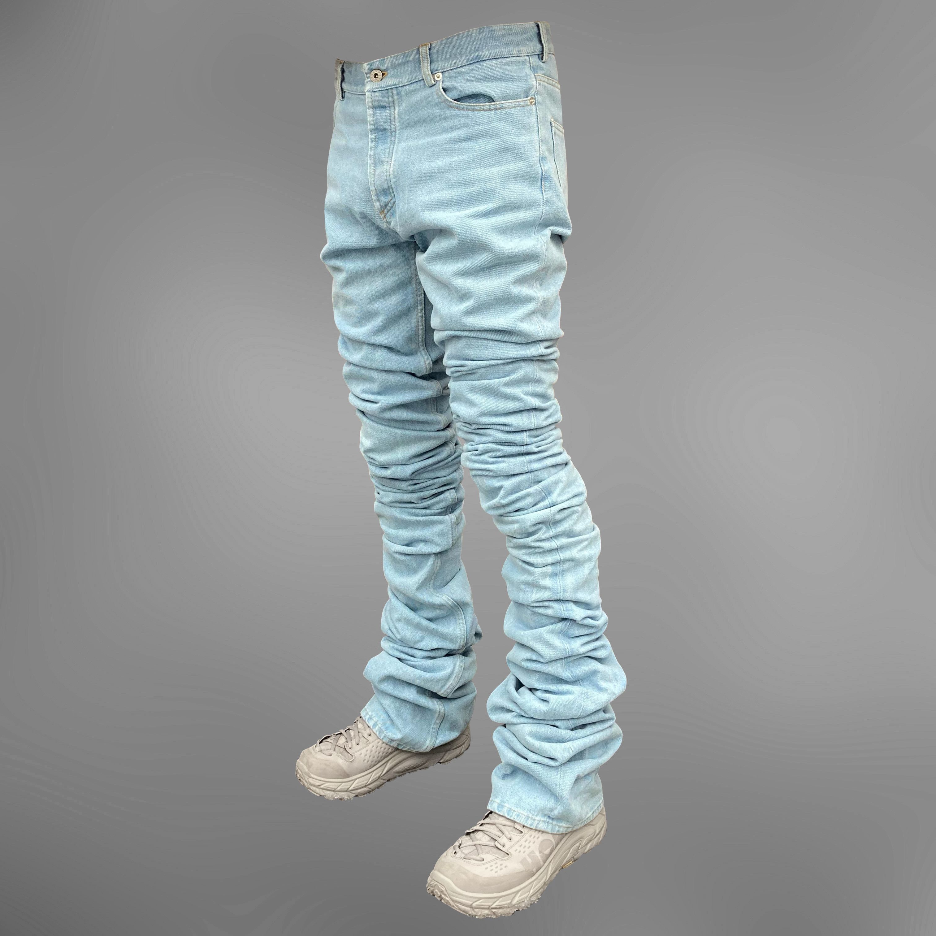Y/Project Y/Project Extended 7 Feet Light Wash Denim Size US 28 / EU 44 - 6 Thumbnail