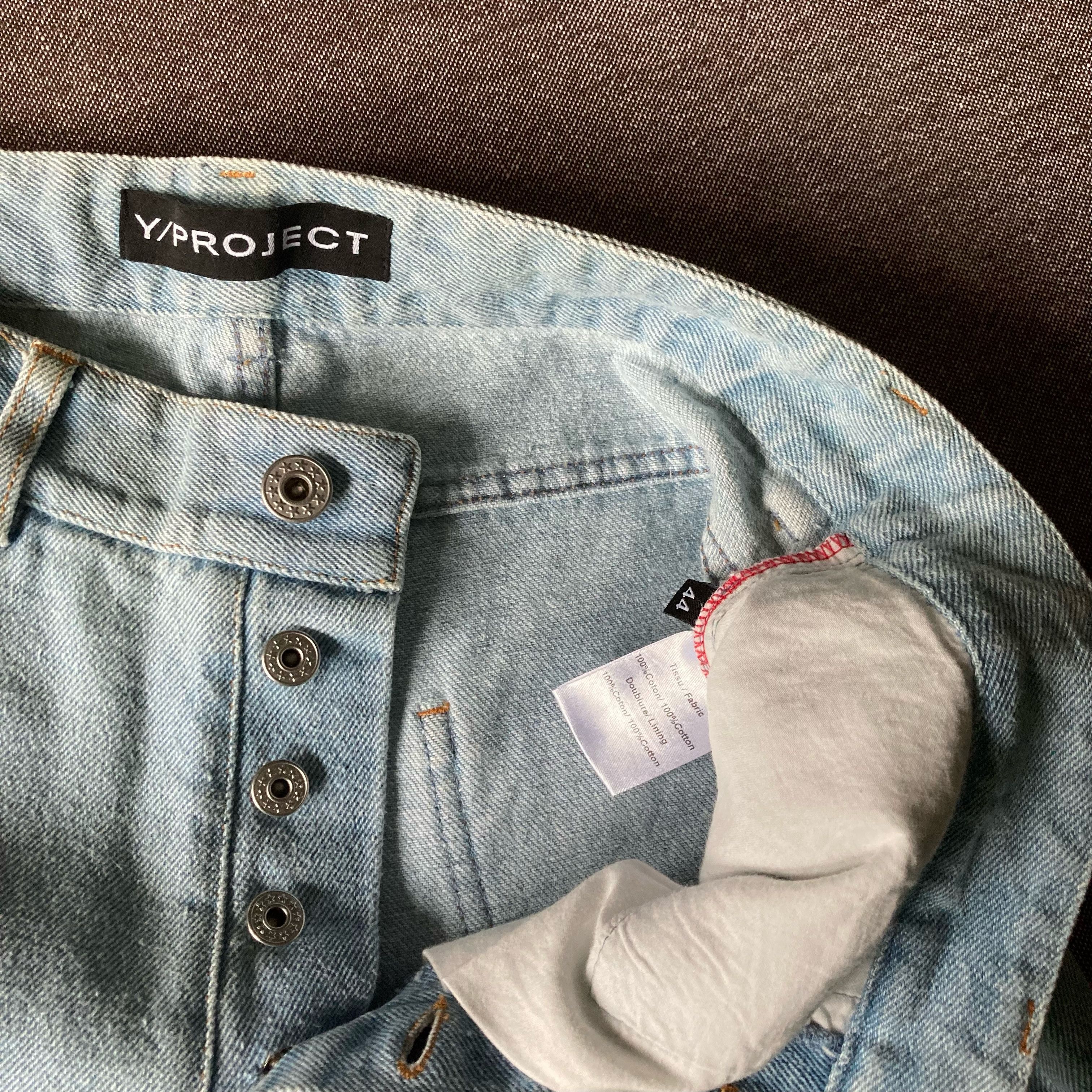 Y/Project Y/Project Extended 7 Feet Light Wash Denim Size US 28 / EU 44 - 9 Thumbnail