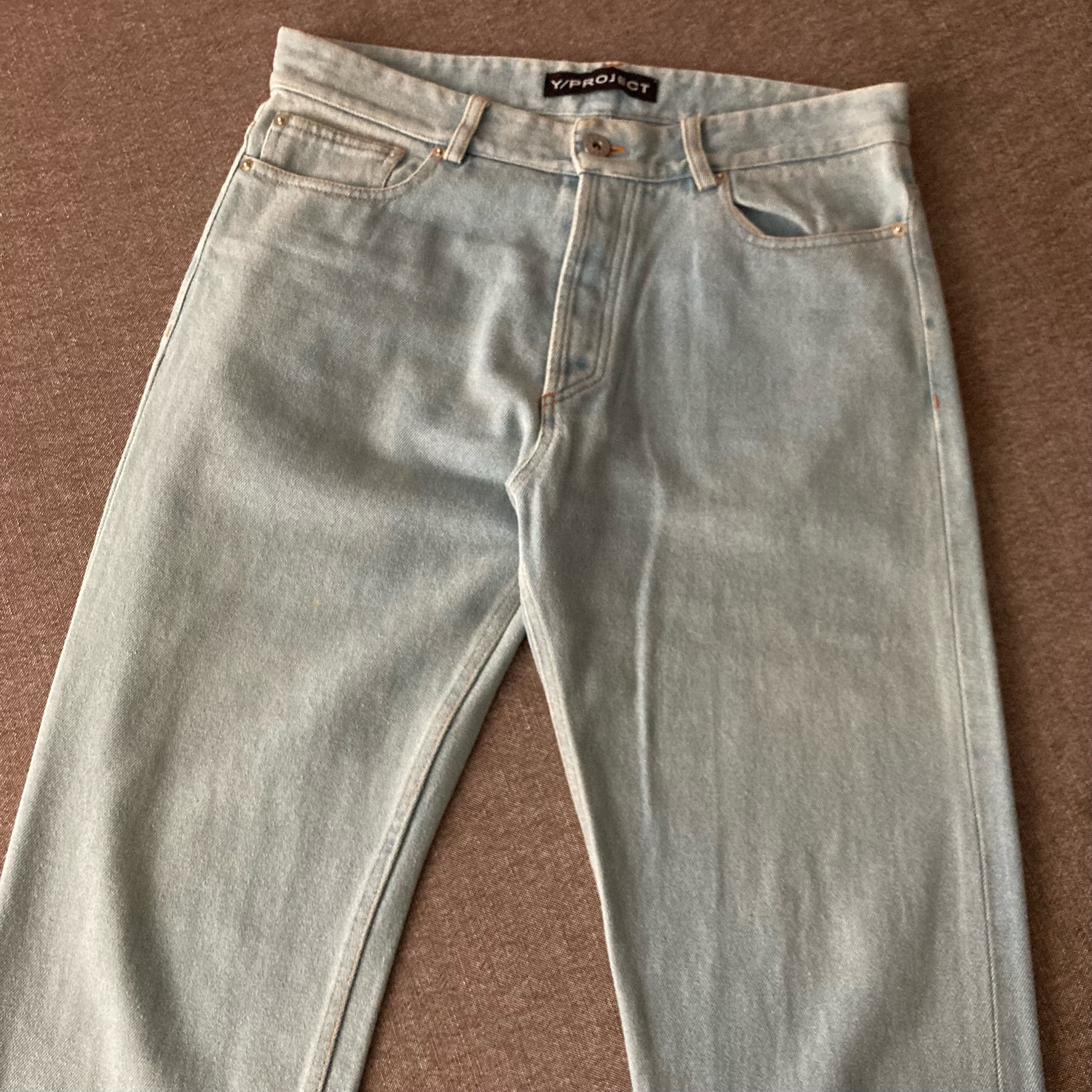 Y/Project Y/Project Extended 7 Feet Light Wash Denim Size US 28 / EU 44 - 8 Thumbnail