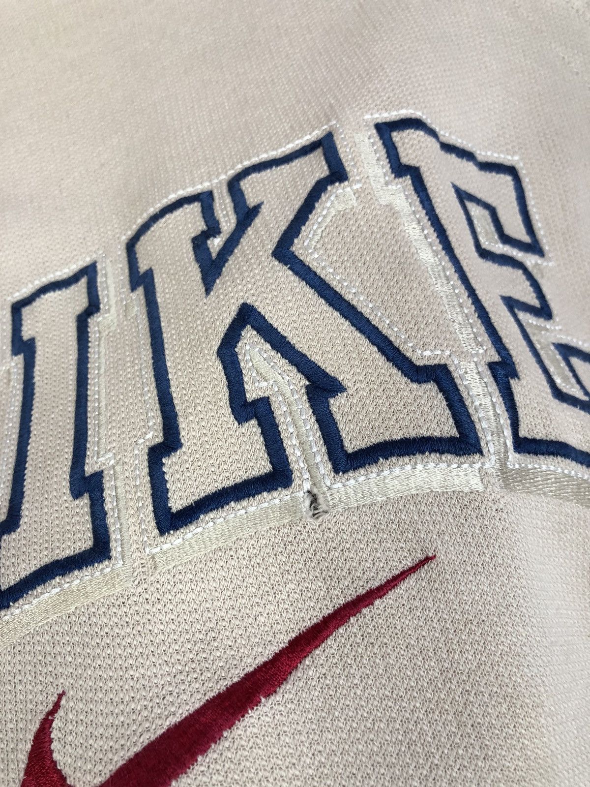 Vintage NIKE Embriodery Spellout Big Logo Swoosh