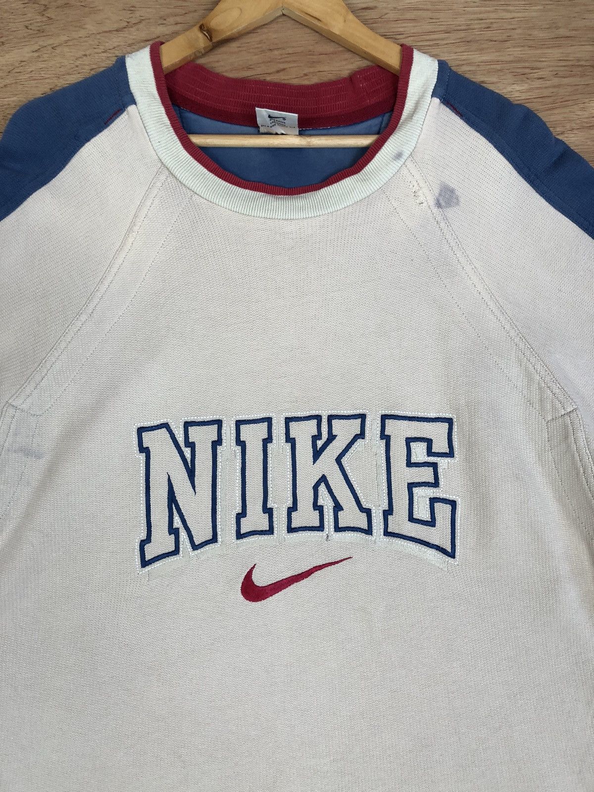 Vintage NIKE Embriodery Spellout Big Logo Swoosh