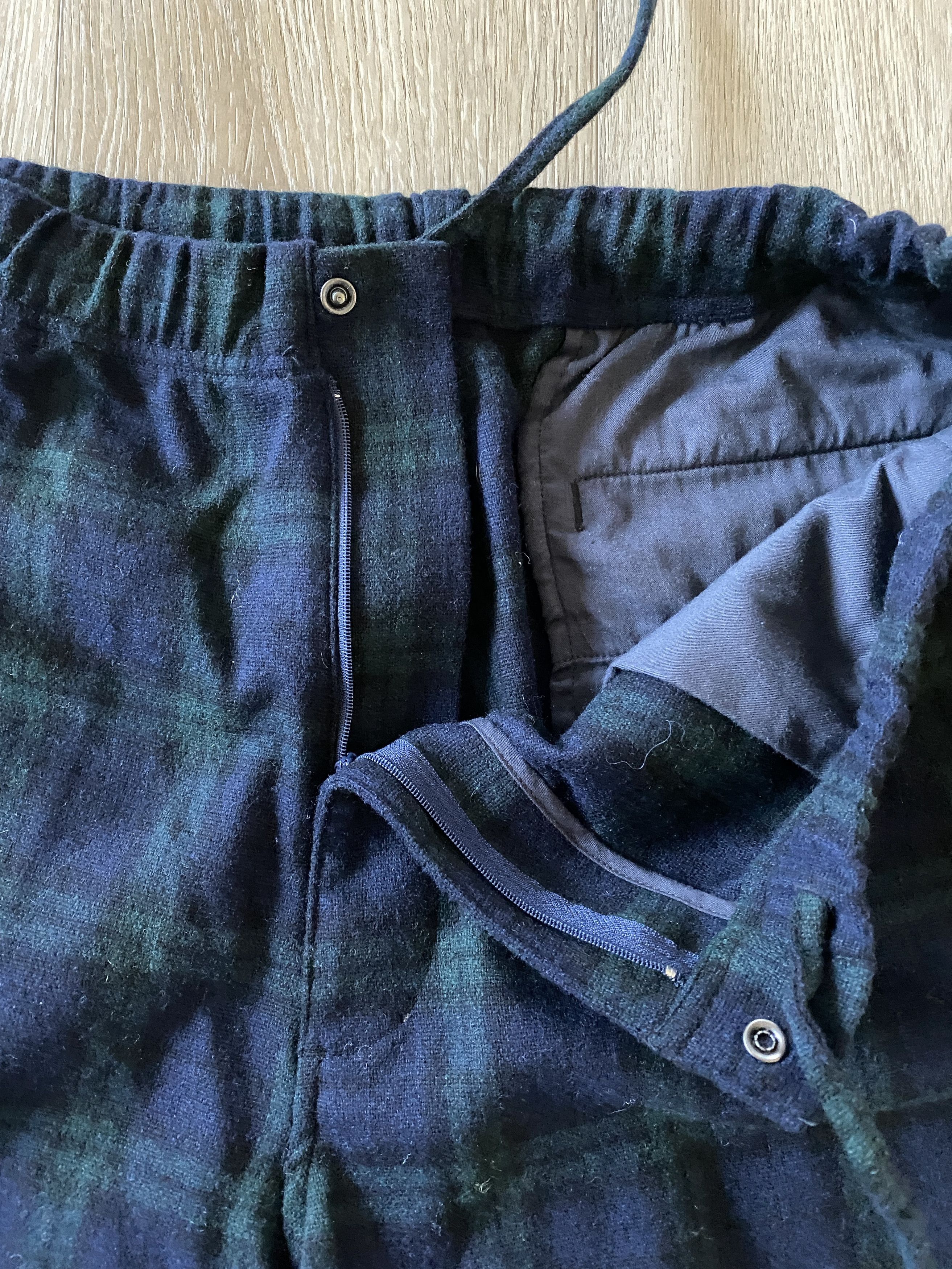 Pilgrim Surf + Supply Kinsey Windowpane Plaid Wool Pant Size US 34 / EU 50 - 3 Thumbnail