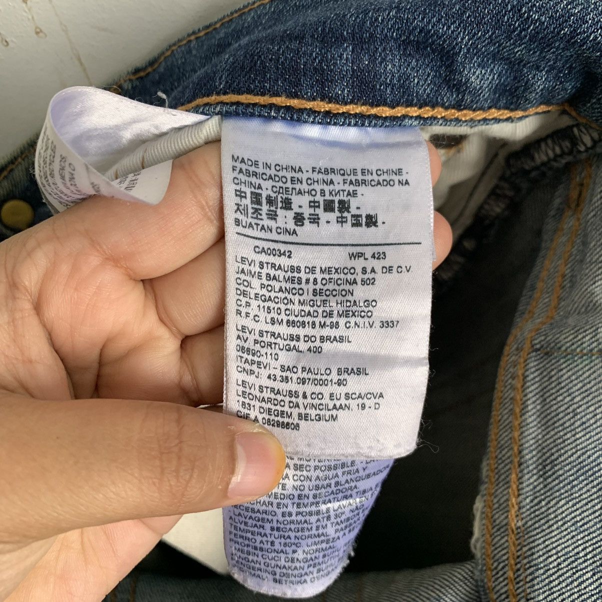 Levi's Vintage Levis 505 Big E Jeans Leather Pie Denim Size US 32 / EU 48 - 11 Thumbnail