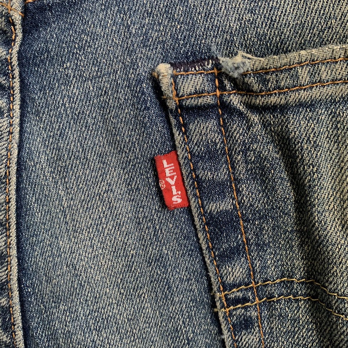Levi's Vintage Levis 505 Big E Jeans Leather Pie Denim Size US 32 / EU 48 - 7 Thumbnail