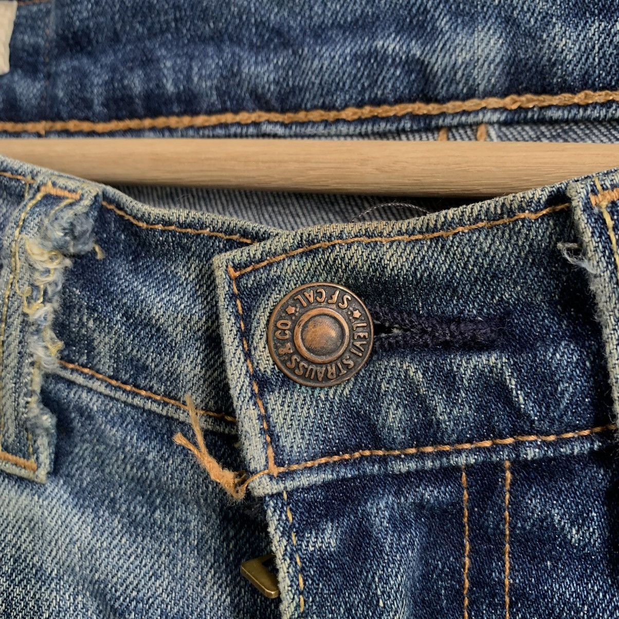 Levi's Vintage Levis 505 Big E Jeans Leather Pie Denim Size US 32 / EU 48 - 4 Thumbnail