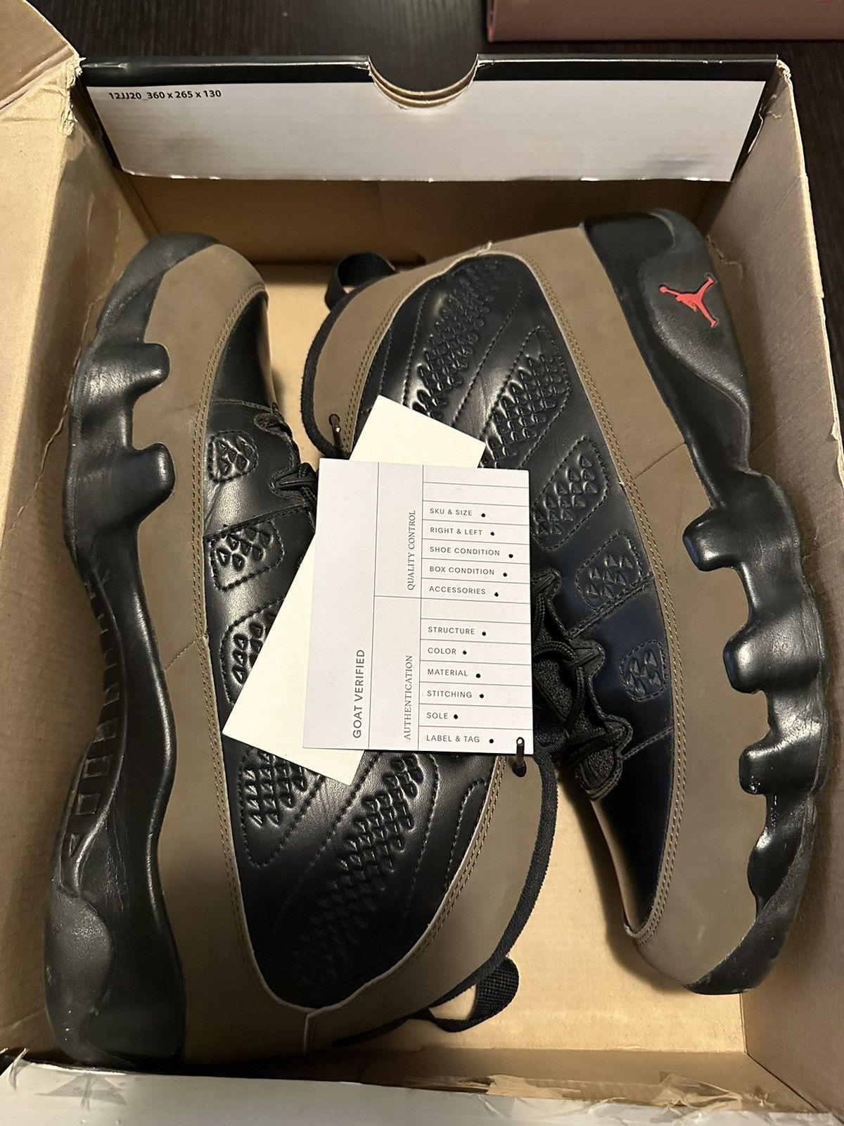 Nike × Vintage Jordan 9 Olive Size US 12 / EU 45 - 6 Thumbnail