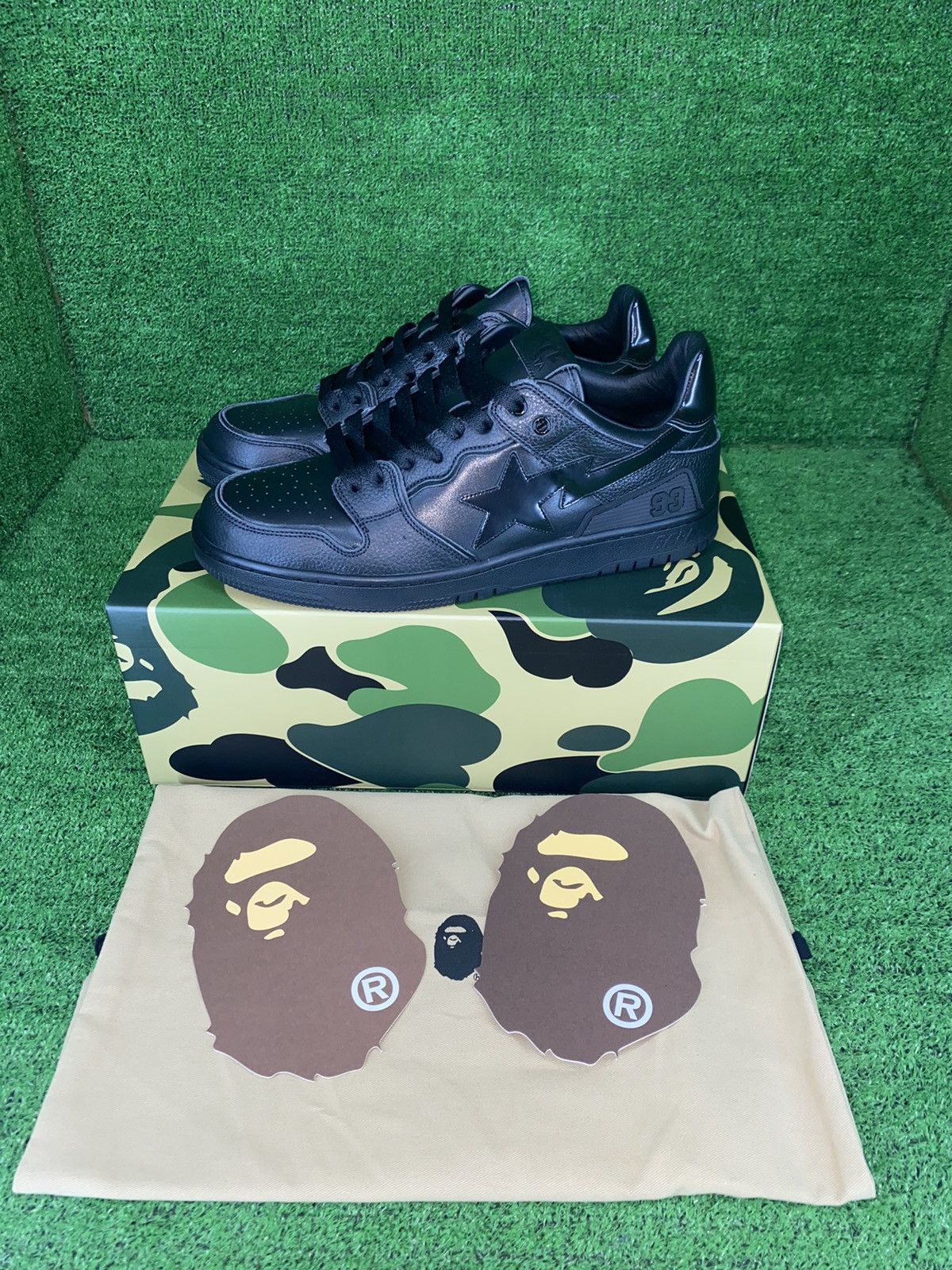 Bape BAPE SK8 STA #3 BLACK SIZE 8.5 Size US 8.5 / EU 41-42 - 4 Thumbnail