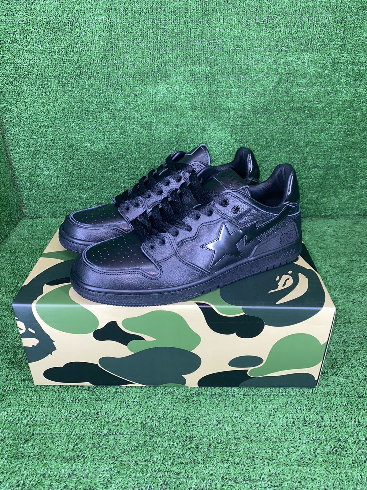 image of Bape Sk8 Sta 3 Black Size 9 Shoes, Men's