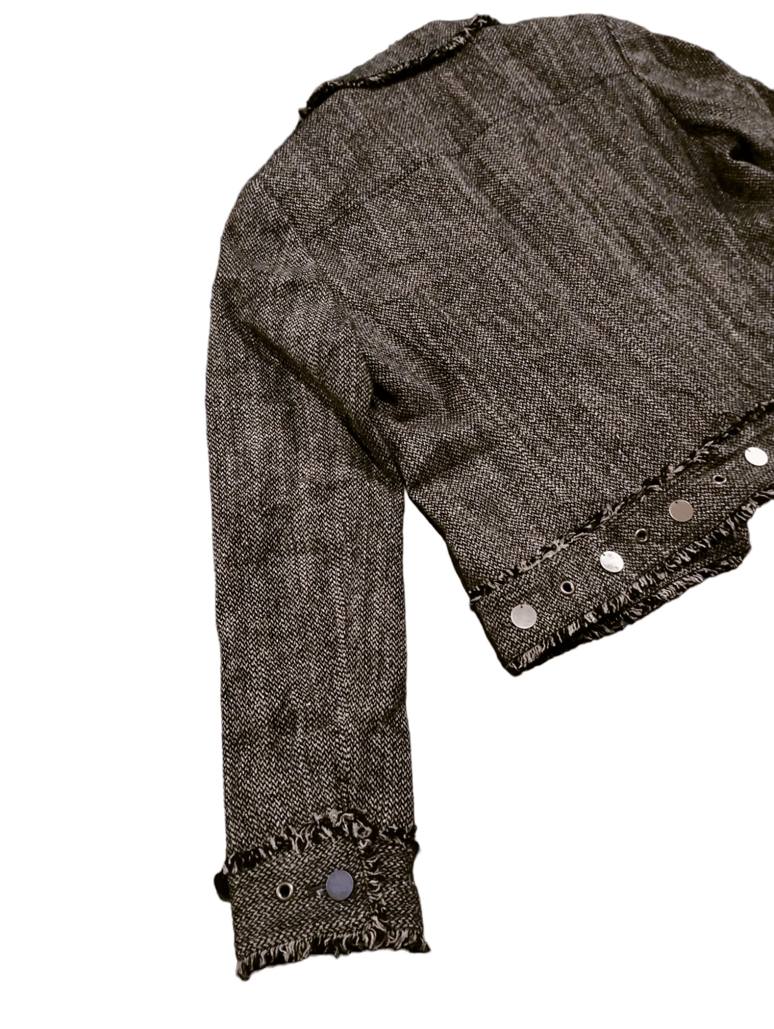 Japanese Brand Rare🔥Tweed Wool Jacket Style Size S / US 4 / IT 40 - 11 Thumbnail