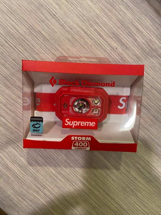 Supreme Supreme x Black Diamond Storm 400 Headlamp - Red | Grailed
