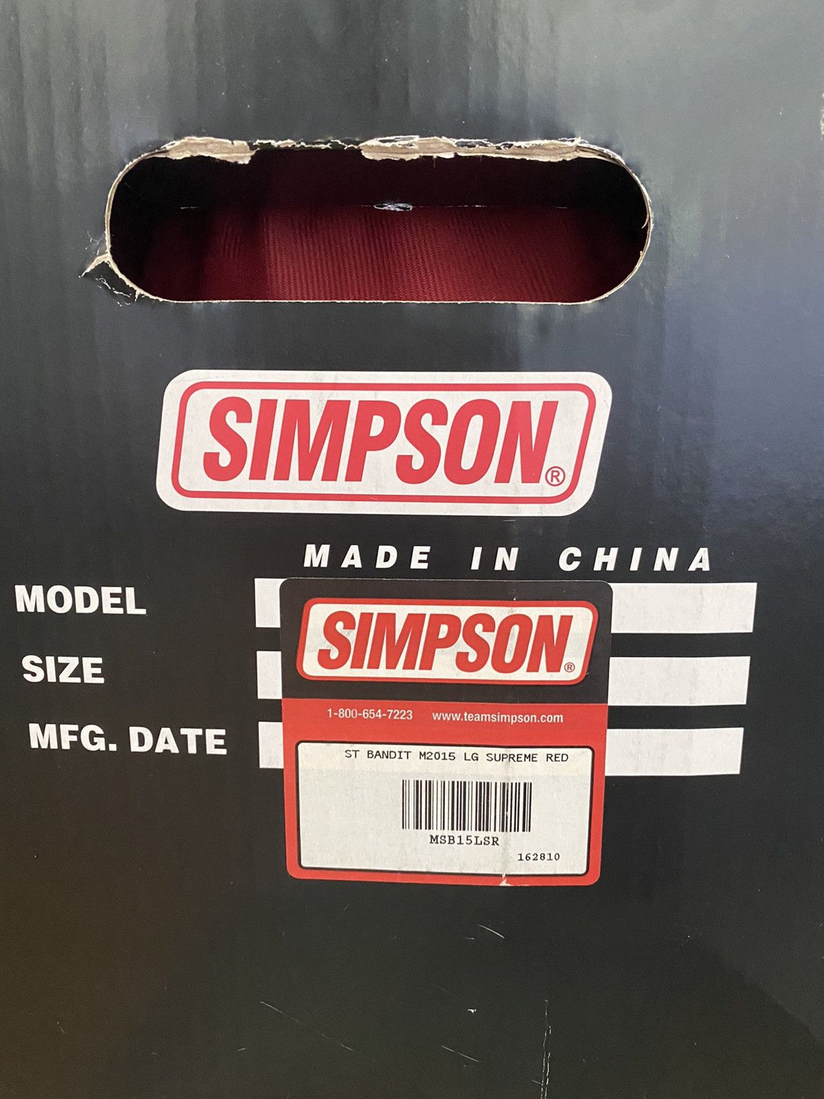 Supreme Supreme Simpson Street Bandit Helmet Red Size ONE SIZE - 13 Thumbnail