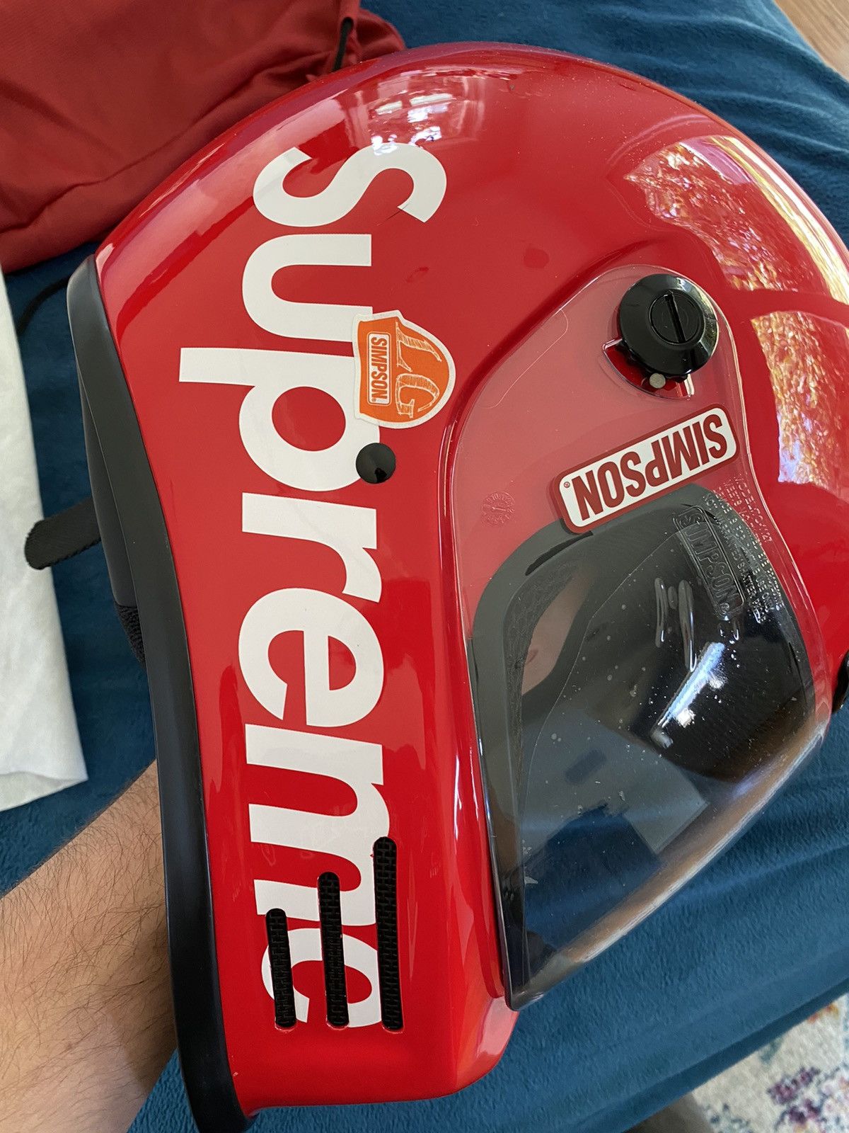 Supreme Supreme Simpson Street Bandit Helmet Red Size ONE SIZE - 18 Thumbnail