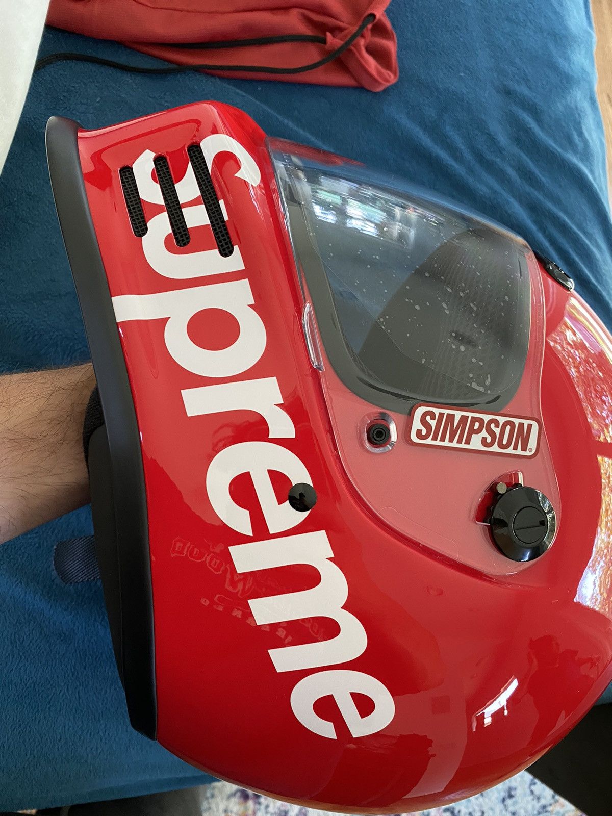 Supreme Supreme Simpson Street Bandit Helmet Red Size ONE SIZE - 17 Thumbnail