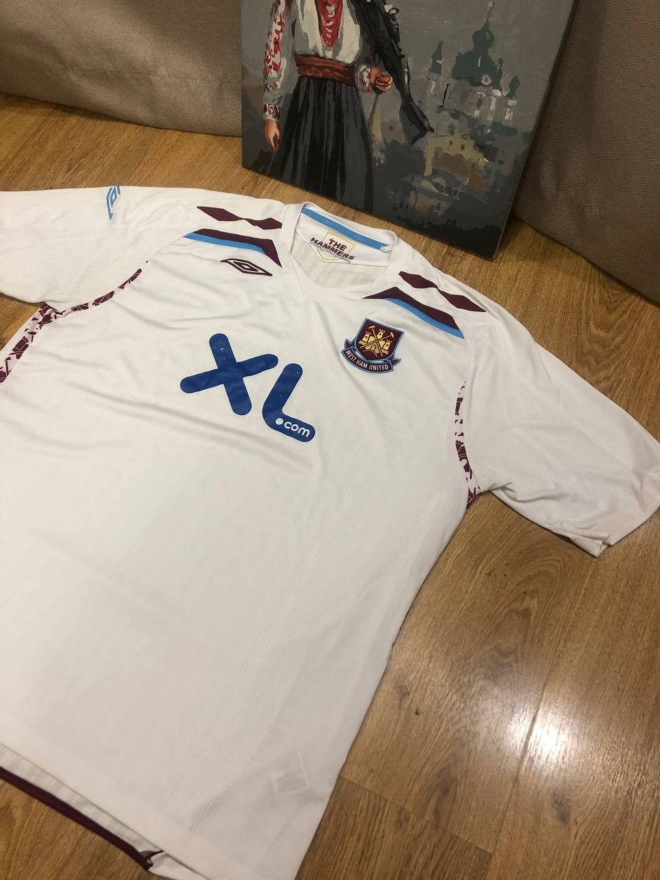 Umbro × Vintage West Ham United Away Football Shirt 2007/2008 long sleeve Size US XXL / EU 58 / 5 - 3 Thumbnail
