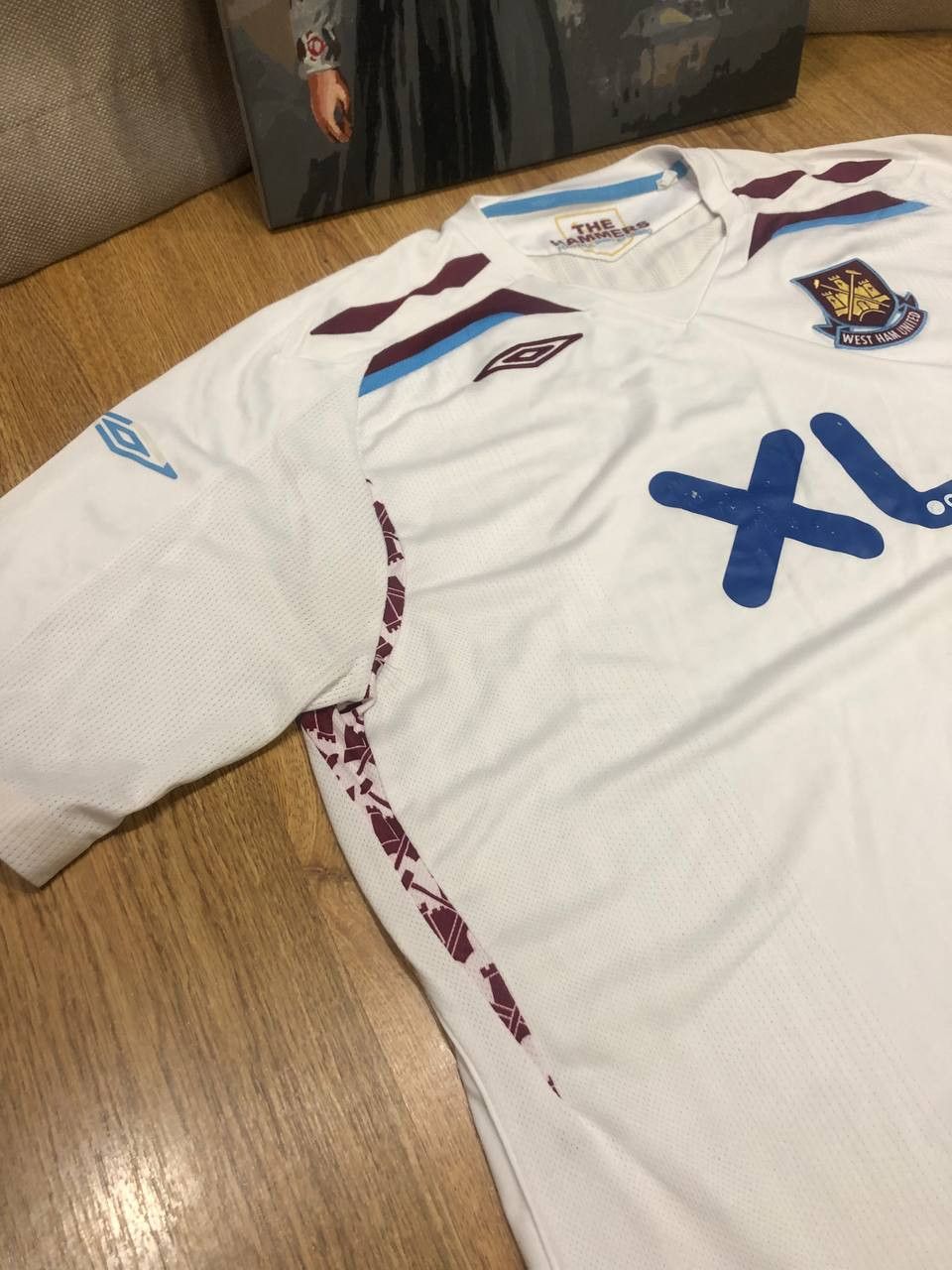 Umbro × Vintage West Ham United Away Football Shirt 2007/2008 long sleeve Size US XXL / EU 58 / 5 - 4 Thumbnail