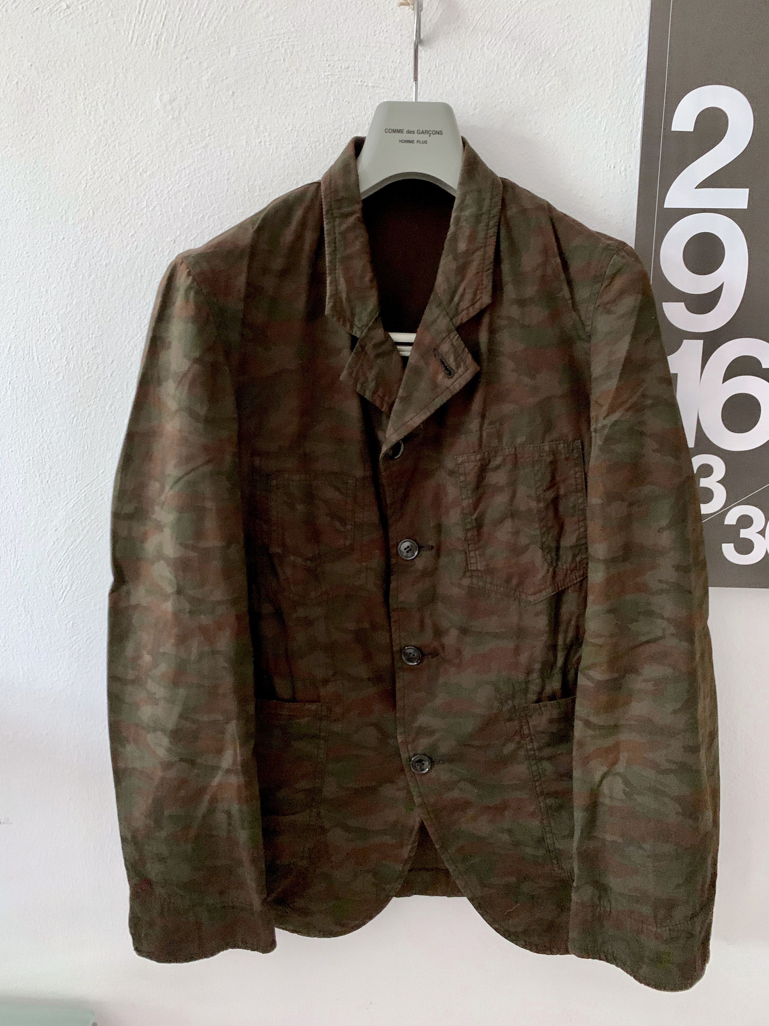 Comme des Garcons Homme Plus SS09 Camoflauge Shirt Jacket Size US XS / EU 42 / 0 - 1 Thumbnail
