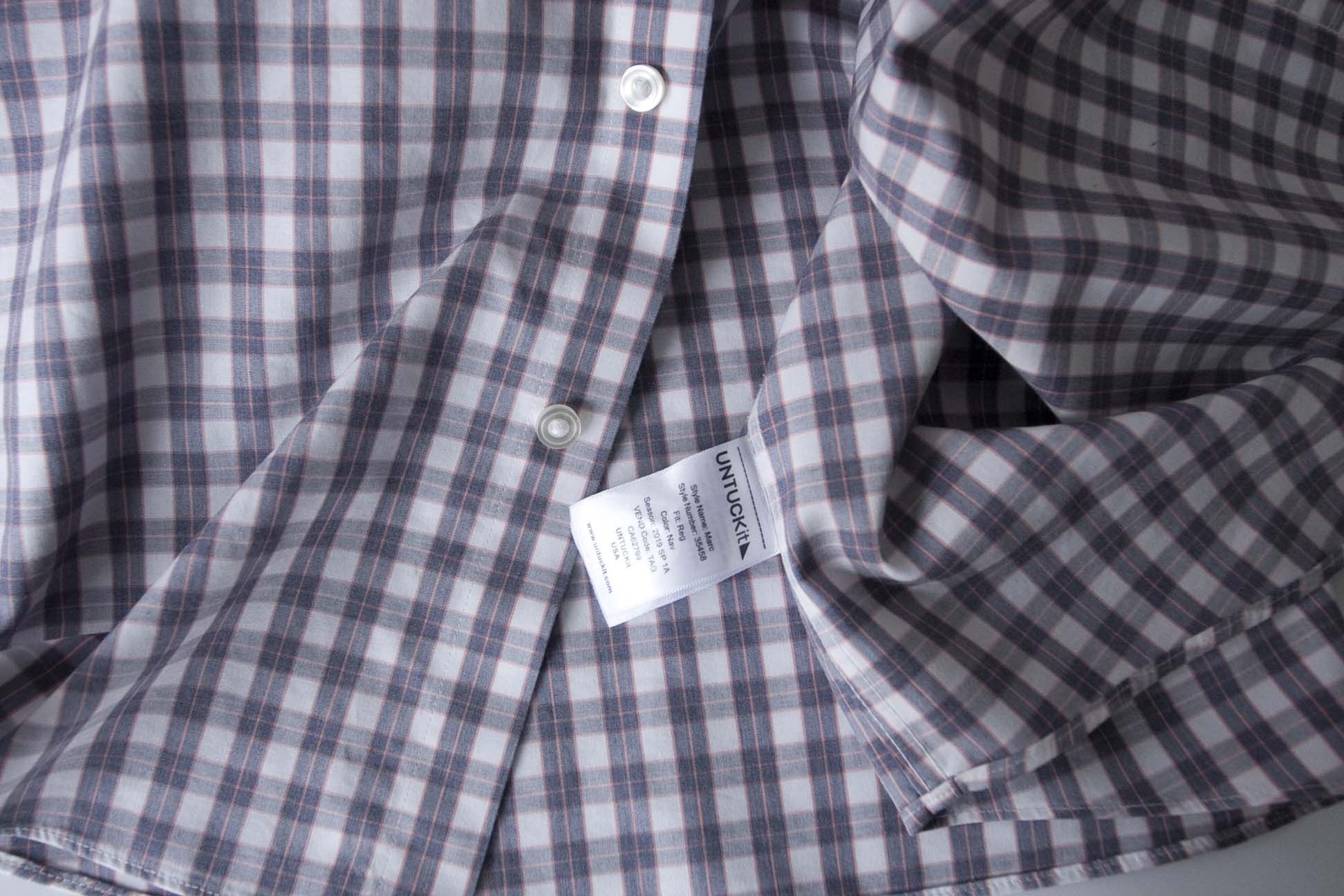 UNTUCKit Untuckit Shirt Wrinkle Free Cotton Plaid Size L Size US L / EU 52-54 / 3 - 2 Thumbnail