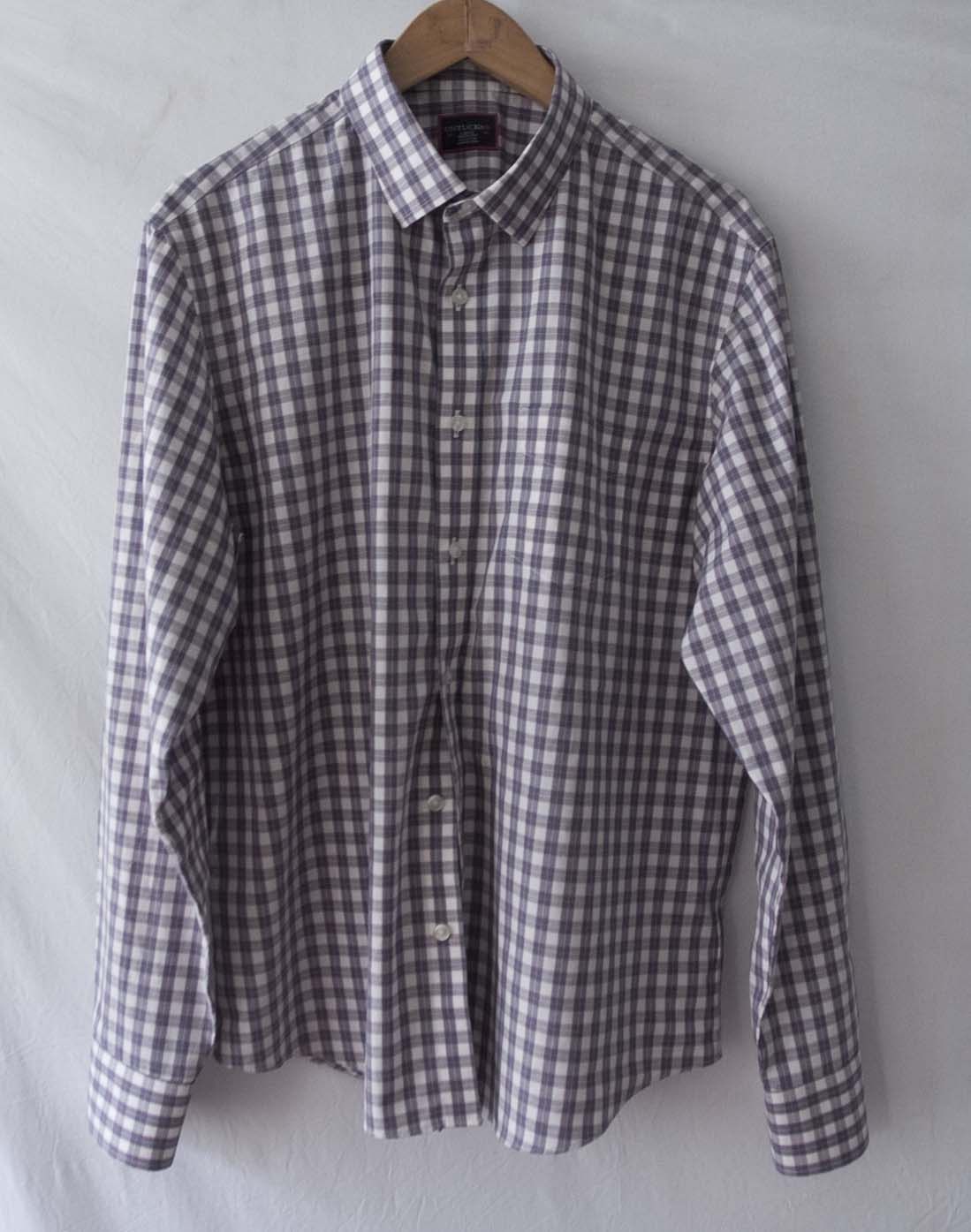 UNTUCKit Untuckit Shirt Wrinkle Free Cotton Plaid Size L Size US L / EU 52-54 / 3 - 6 Thumbnail