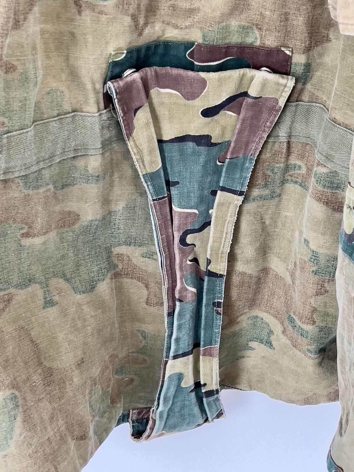 Maharishi 1 OF 1 UPCYCLED IN LONDON M65 Congo Smock Tiger Camo Painted Size US L / EU 52-54 / 3 - 18 Thumbnail
