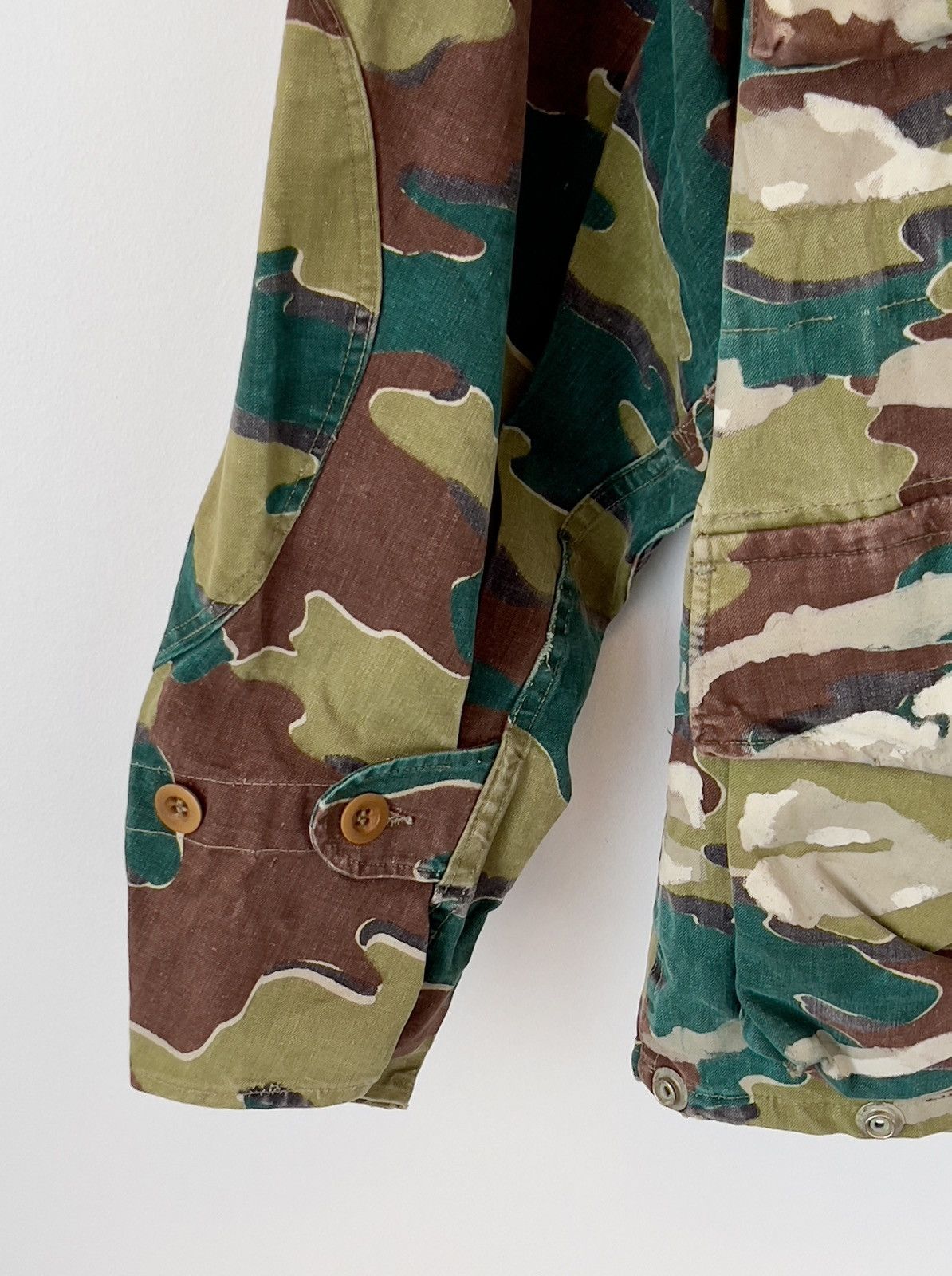 Maharishi 1 OF 1 UPCYCLED IN LONDON M65 Congo Smock Tiger Camo Painted Size US L / EU 52-54 / 3 - 8 Thumbnail