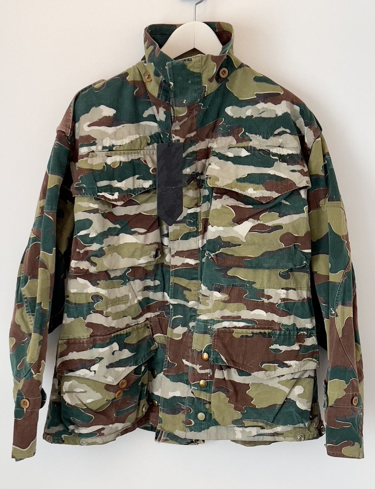 Maharishi 1 OF 1 UPCYCLED IN LONDON M65 Congo Smock Tiger Camo Painted Size US L / EU 52-54 / 3 - 12 Thumbnail
