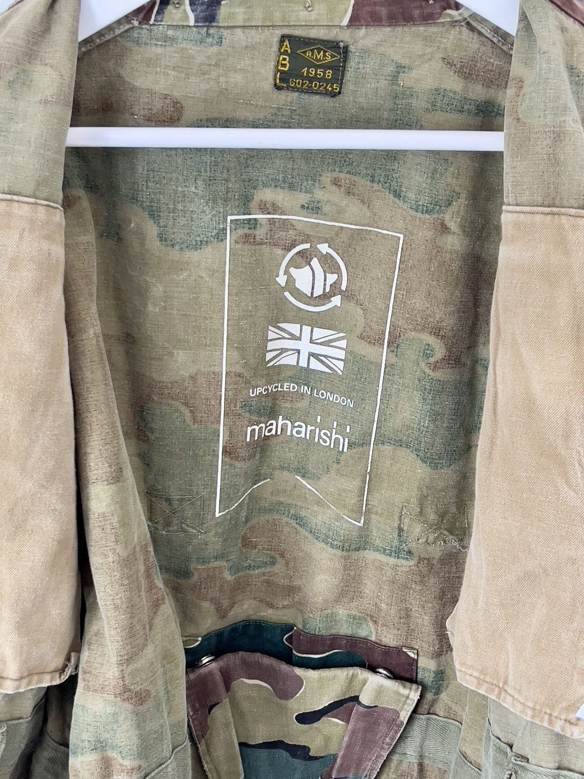 Maharishi 1 OF 1 UPCYCLED IN LONDON M65 Congo Smock Tiger Camo Painted Size US L / EU 52-54 / 3 - 16 Thumbnail