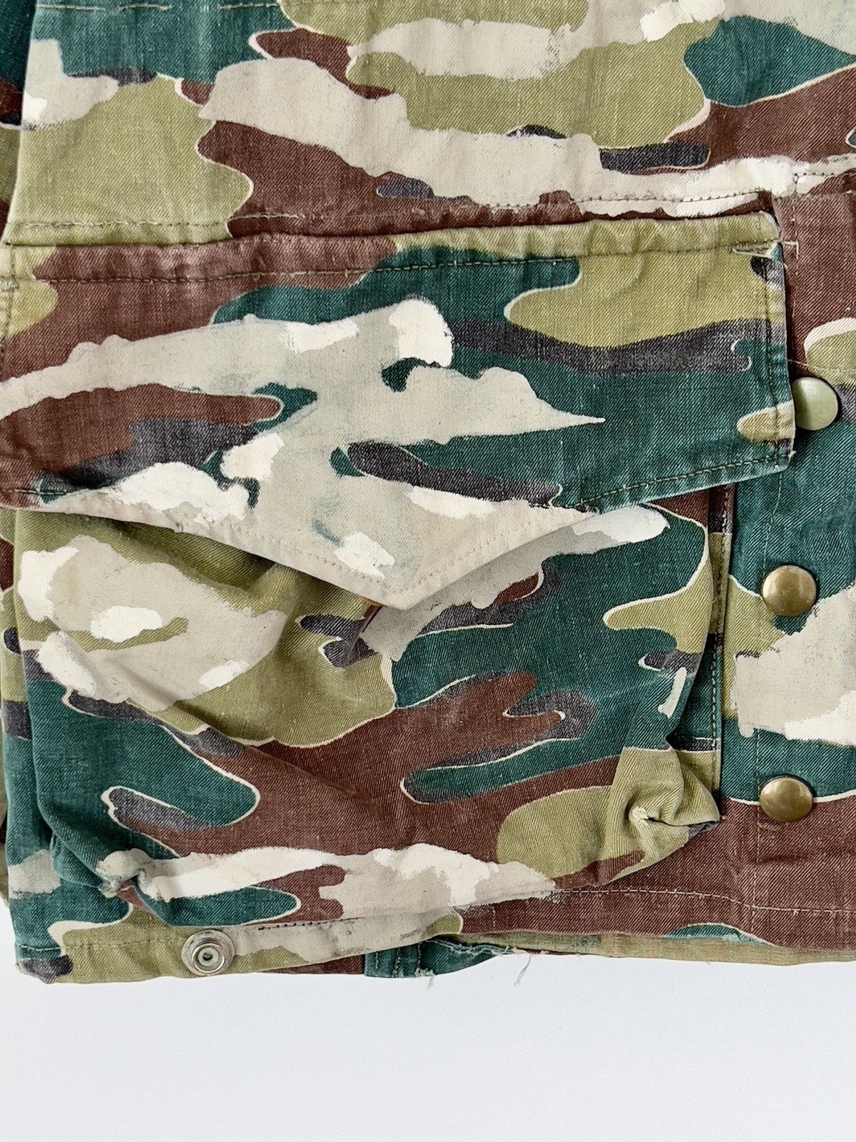 Maharishi 1 OF 1 UPCYCLED IN LONDON M65 Congo Smock Tiger Camo Painted Size US L / EU 52-54 / 3 - 9 Thumbnail