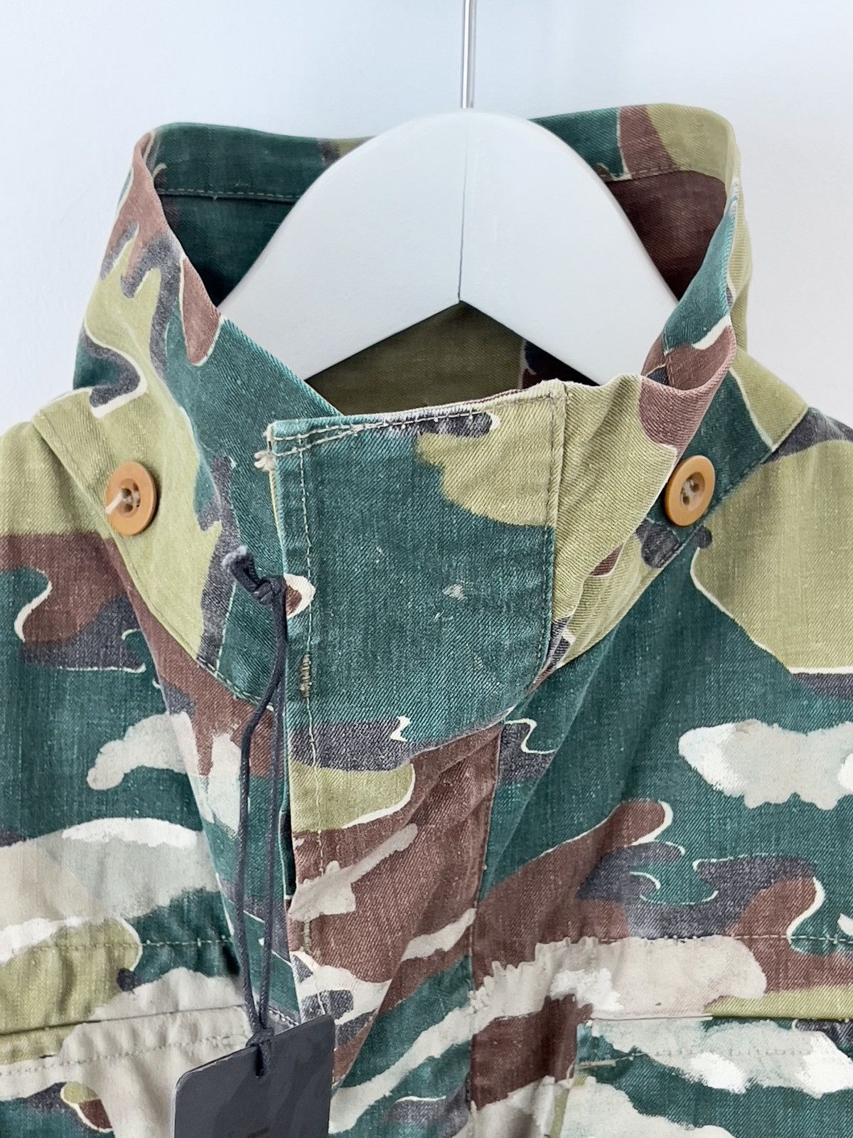 Maharishi 1 OF 1 UPCYCLED IN LONDON M65 Congo Smock Tiger Camo Painted Size US L / EU 52-54 / 3 - 5 Thumbnail