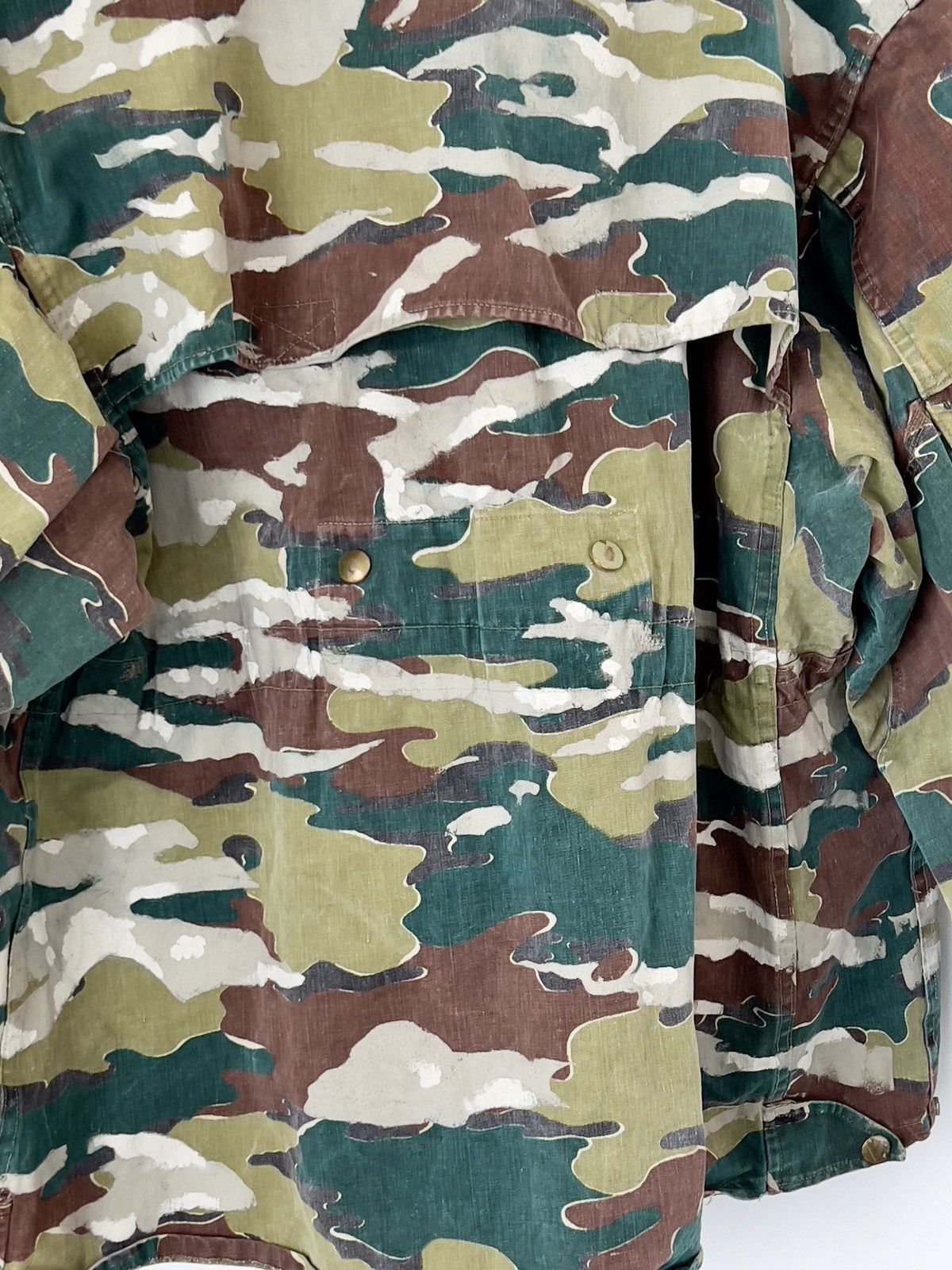 Maharishi 1 OF 1 UPCYCLED IN LONDON M65 Congo Smock Tiger Camo Painted Size US L / EU 52-54 / 3 - 10 Thumbnail