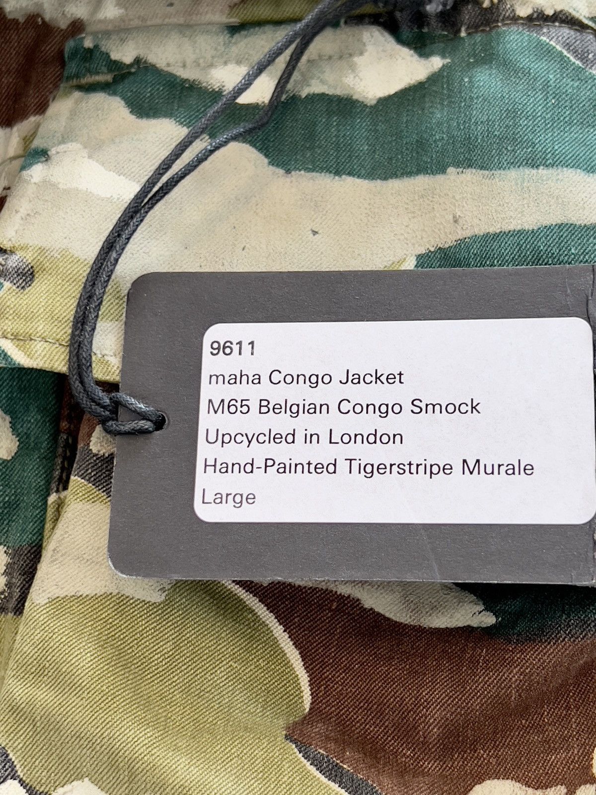 Maharishi 1 OF 1 UPCYCLED IN LONDON M65 Congo Smock Tiger Camo Painted Size US L / EU 52-54 / 3 - 20 Thumbnail
