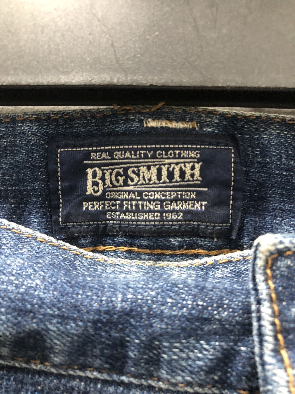 Japanese Brand Big Smith Ripped Selvedge Women Denim Pants Size 30" / US 8 / IT 44 - 6 Thumbnail