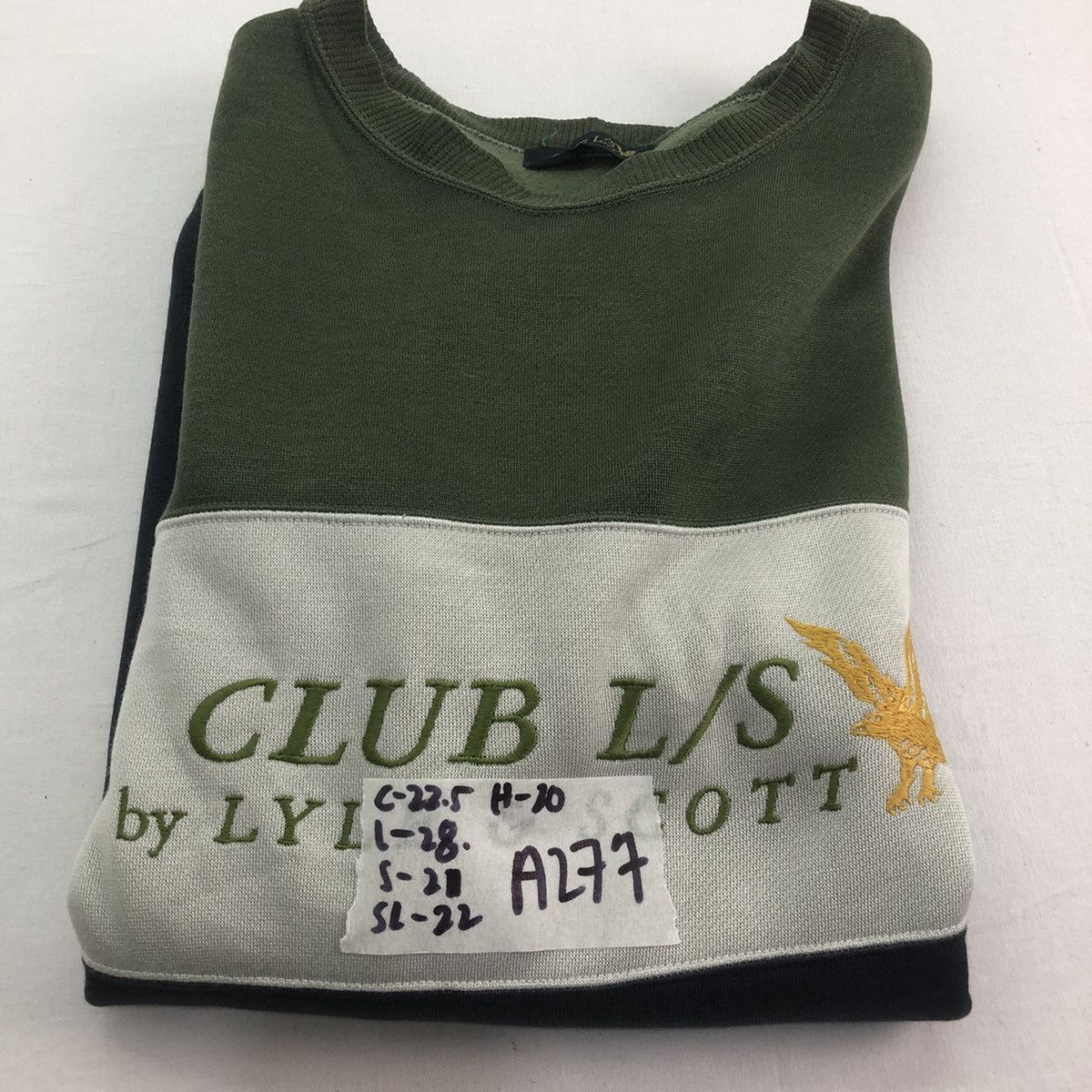 Lyle & Scott × Vintage Vintage Club S/L by Lyle & scott sweater Size US L / EU 52-54 / 3 - 7 Thumbnail