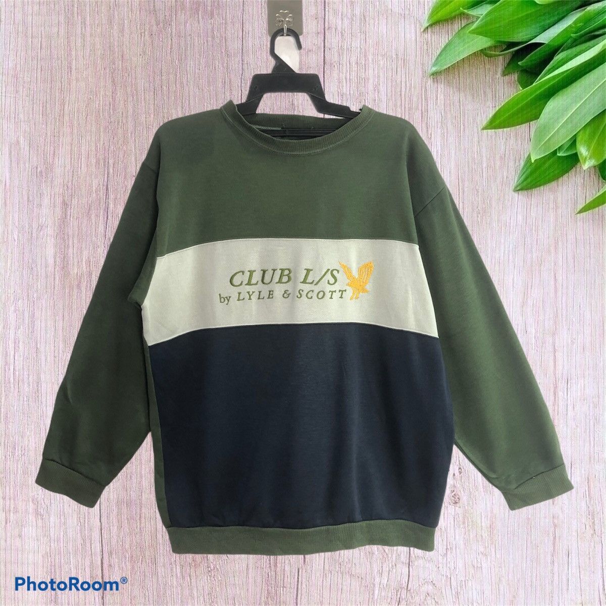 Lyle & Scott × Vintage Vintage Club S/L by Lyle & scott sweater Size US L / EU 52-54 / 3 - 1 Thumbnail