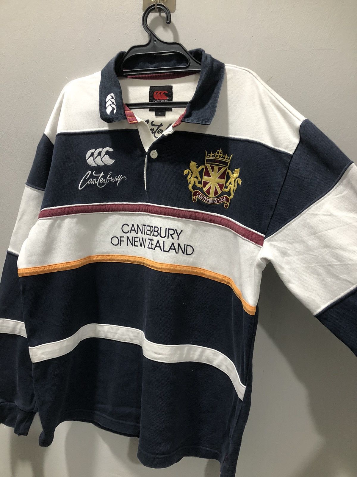 Canterbury of New Zealand Canterbury Polo Long Sleeve Shirt Size US L / EU 52-54 / 3 - 4 Thumbnail