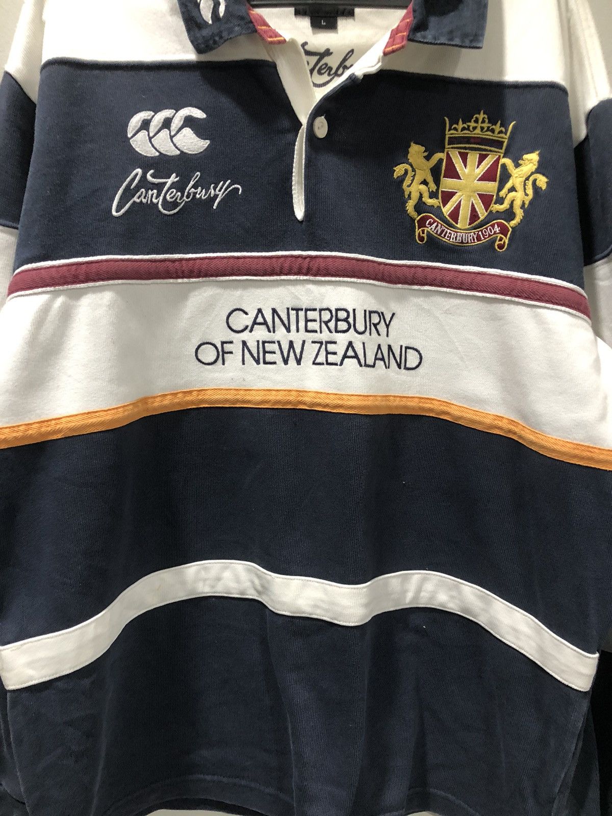 Canterbury of New Zealand Canterbury Polo Long Sleeve Shirt Size US L / EU 52-54 / 3 - 9 Thumbnail