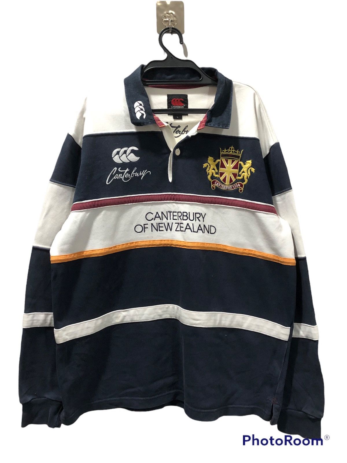 Canterbury of New Zealand Canterbury Polo Long Sleeve Shirt Size US L / EU 52-54 / 3 - 1 Thumbnail